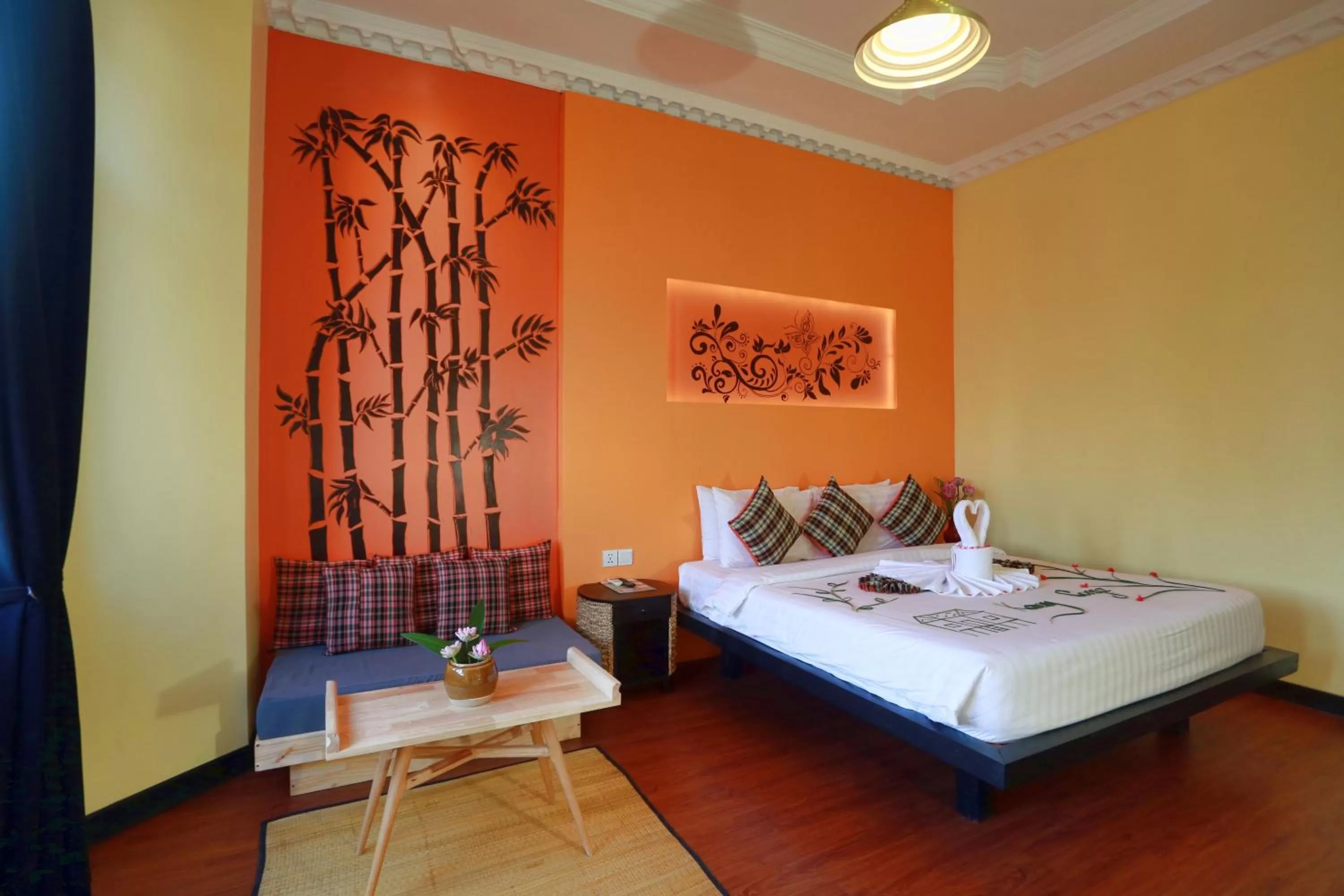 Studio with Pool View @ Free Pickup in Central Indochine d'Angkor Hotel