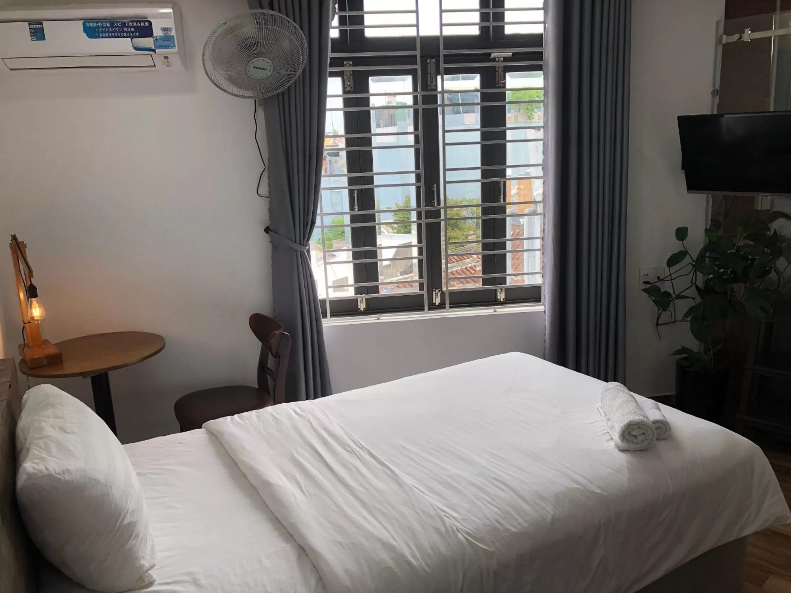 View (from property/room), Bed in May's House Hoi An