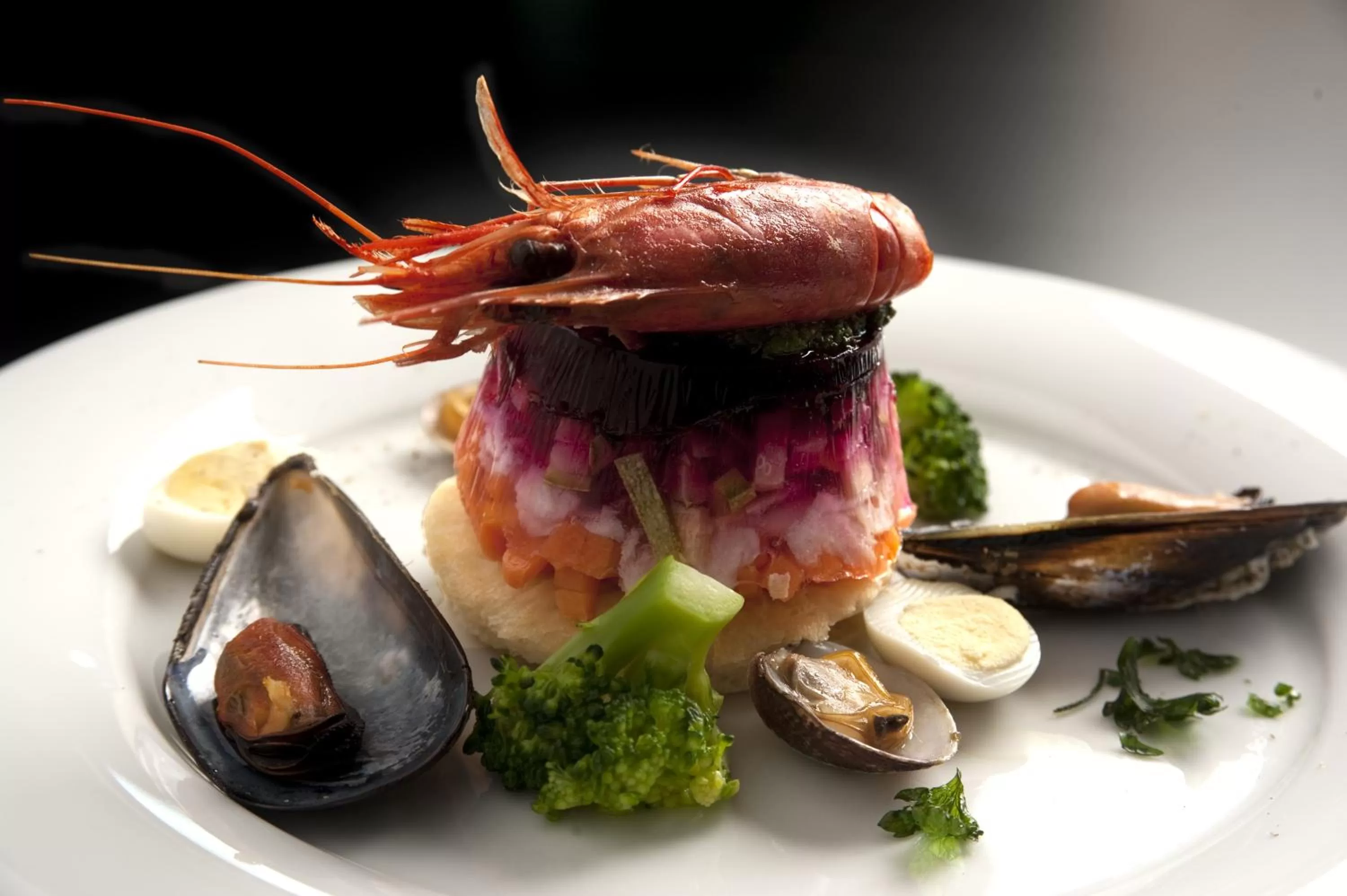 Food close-up in I Tre Merli Locanda