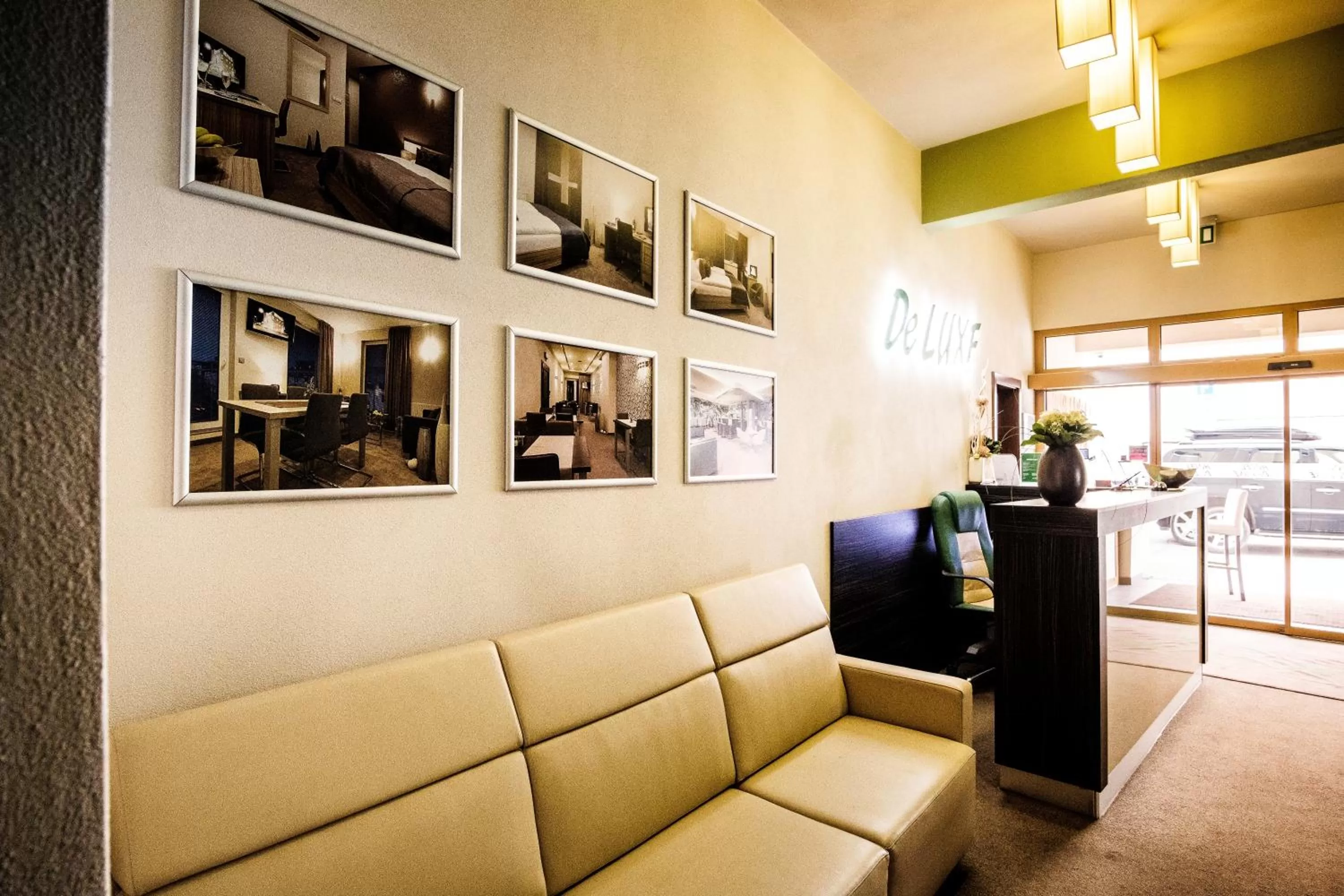 Lobby or reception in Hotel Deluxe with free Wellness and Fitness Centrum