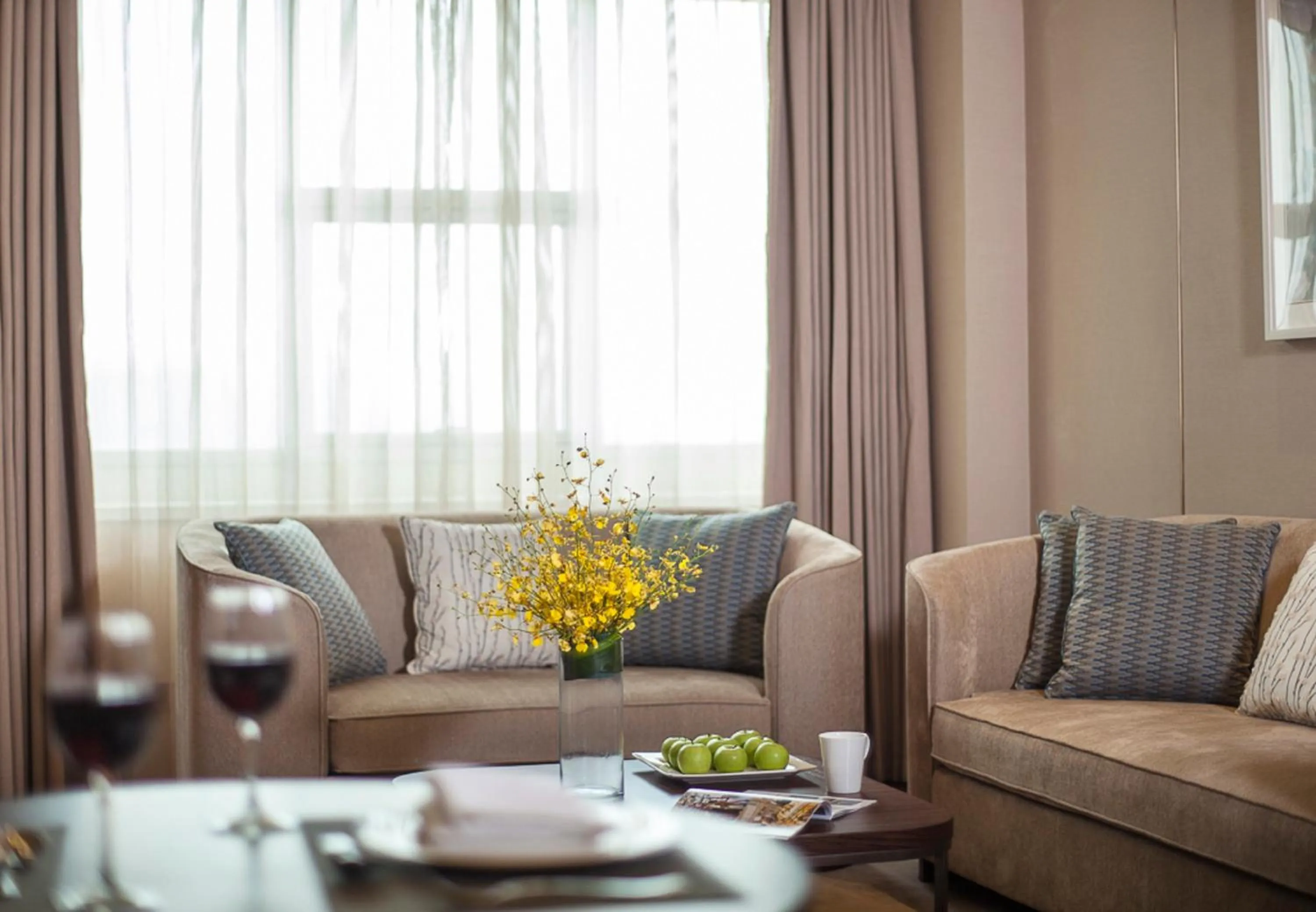 Living room in Somerset Wusheng Wuhan