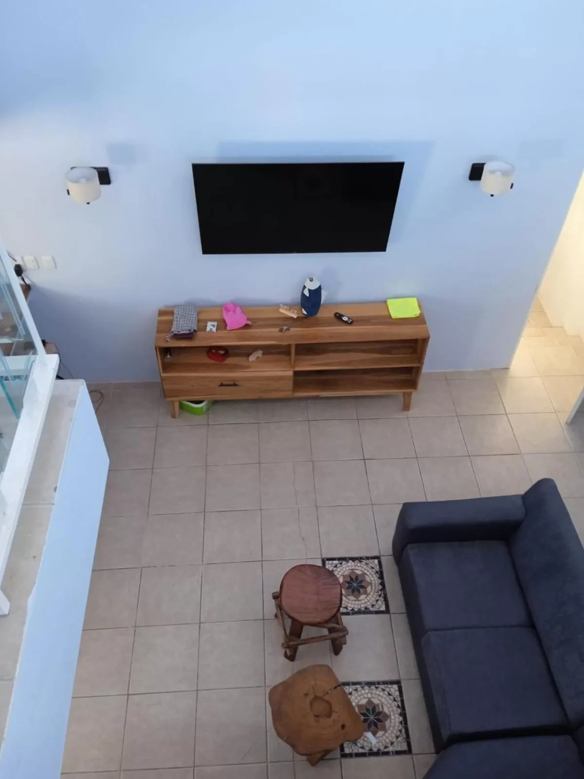 TV/Entertainment Center in Hotel Mono Azul