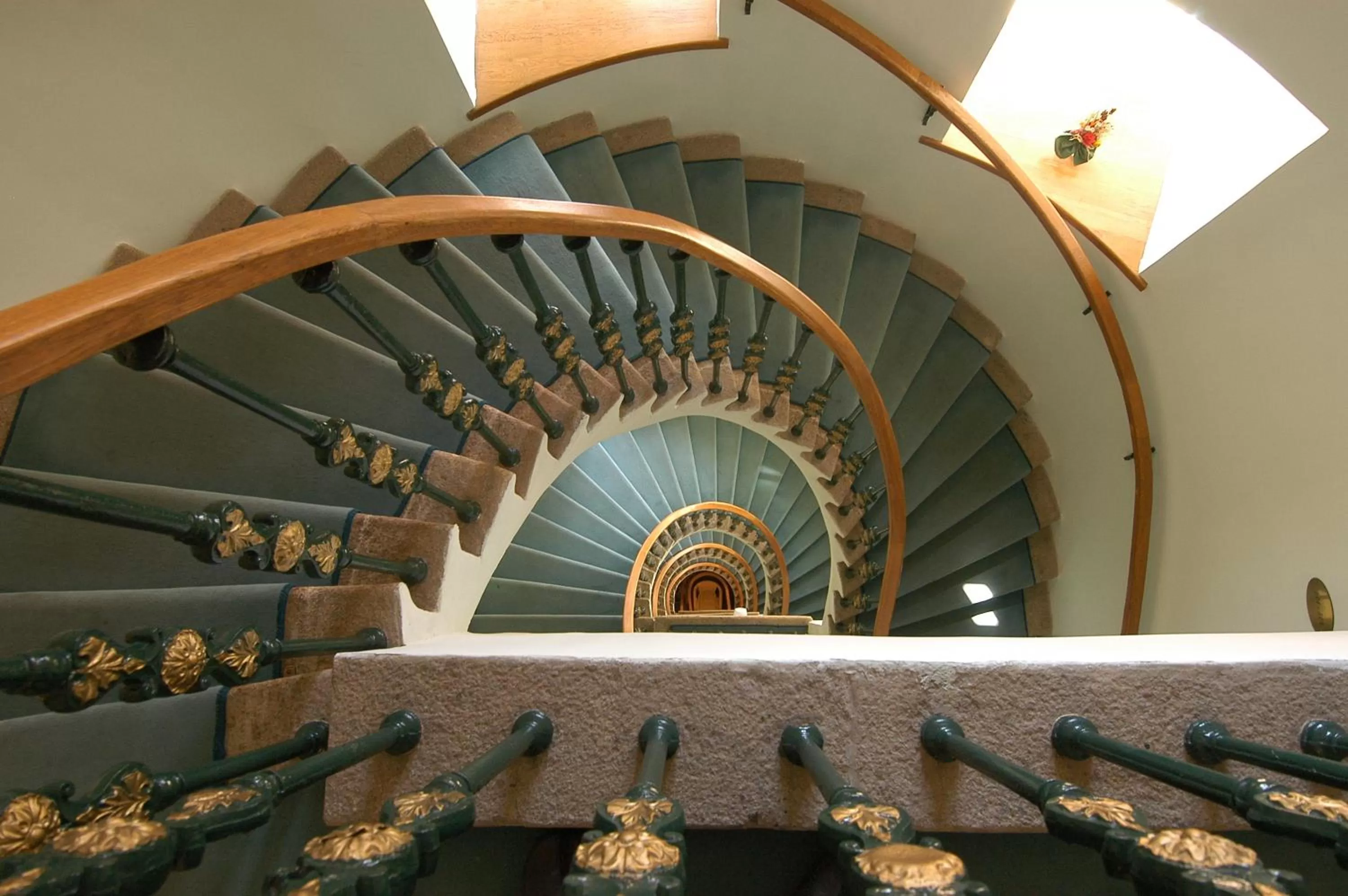 Decorative detail in Hotel Dvorak Cesky Krumlov