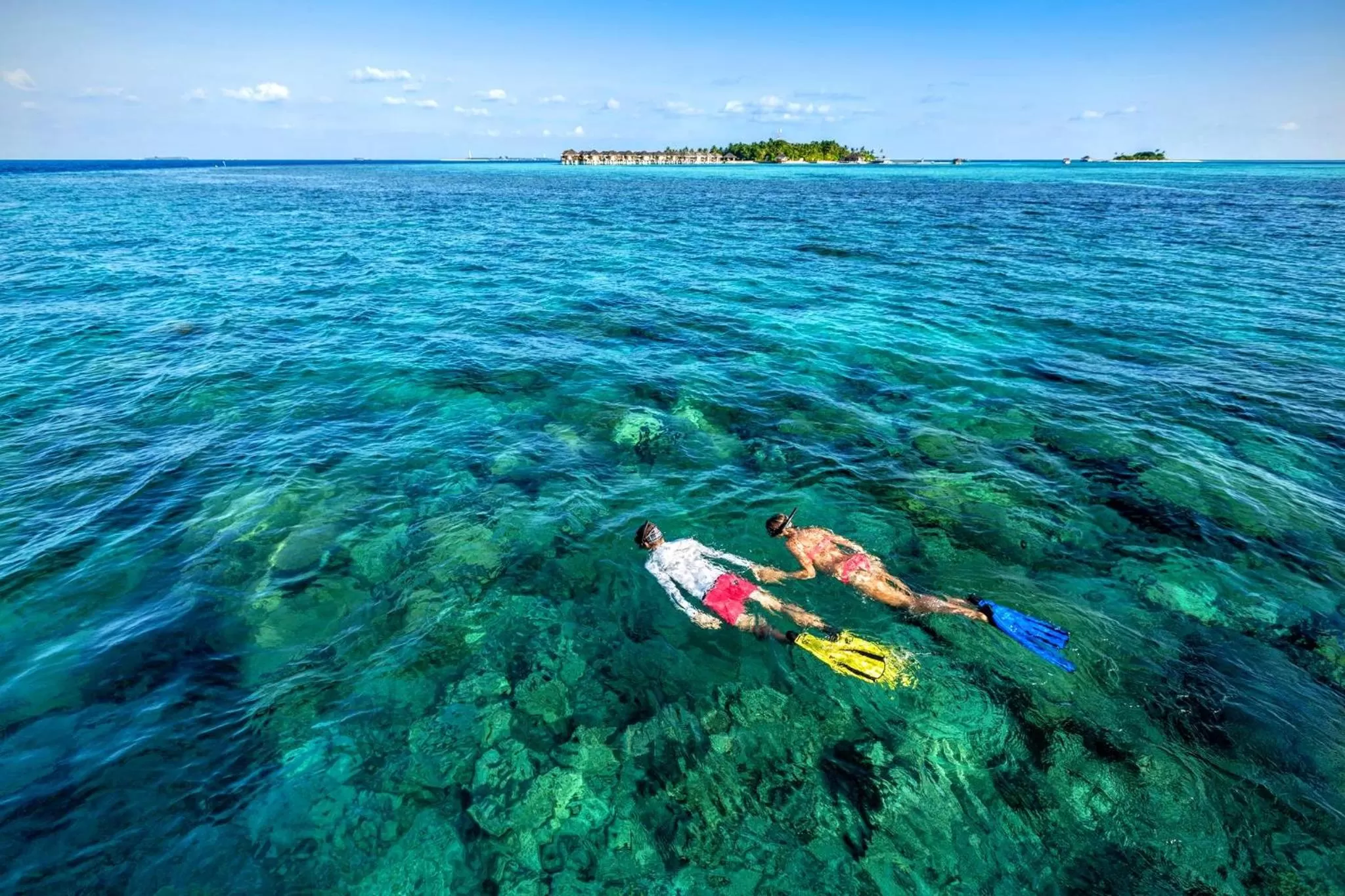 Snorkeling in Huvan Beach Hotel at Hulhumale