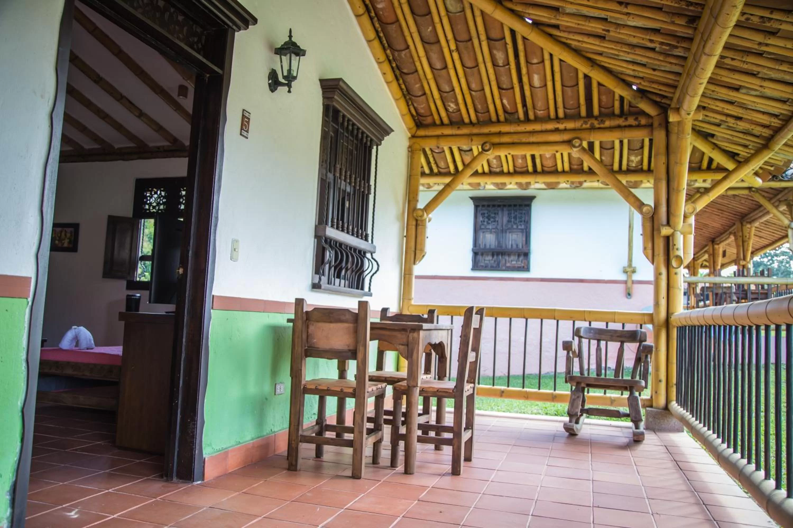 Balcony/Terrace in Hotel Campestre Montecarlo