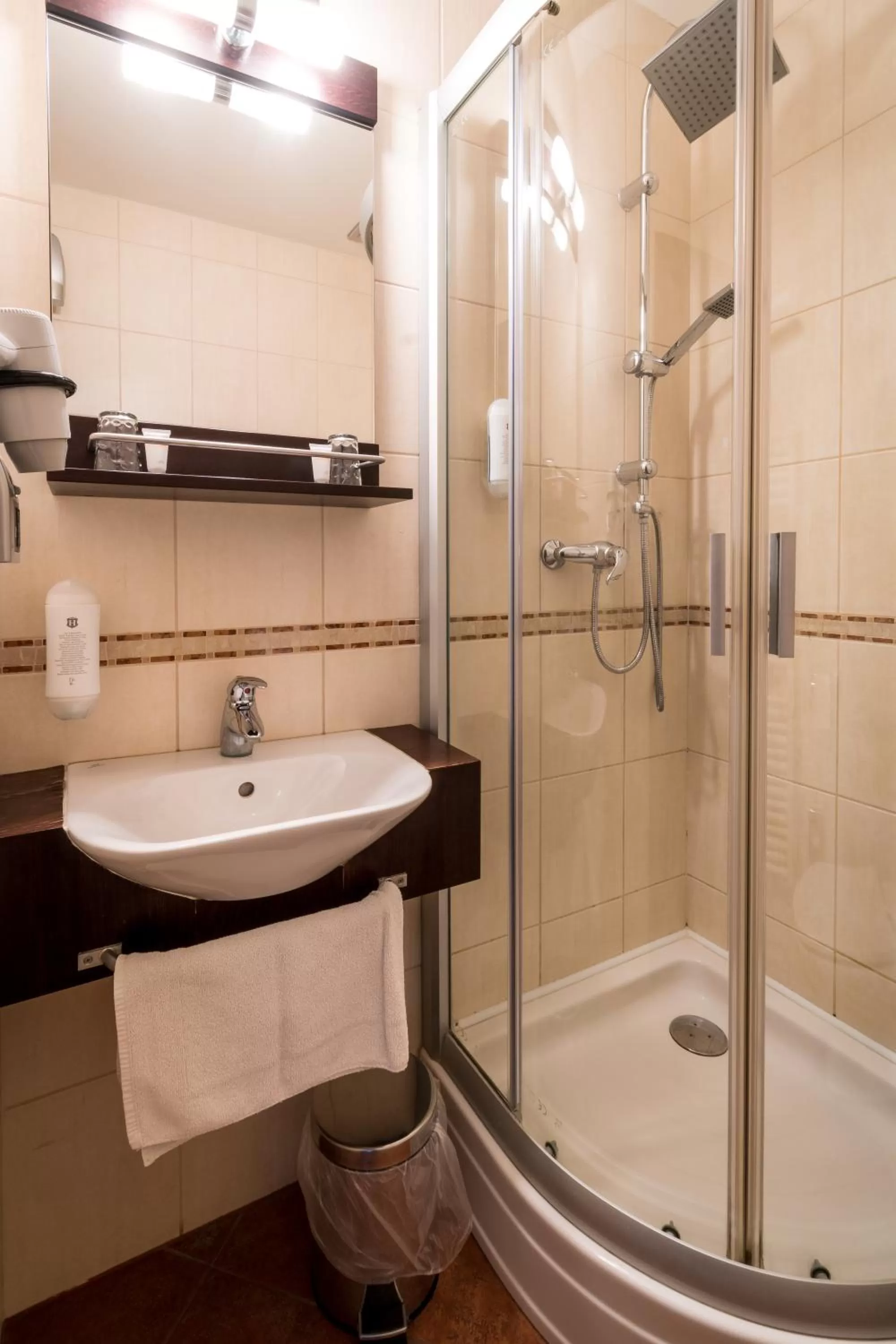 Bathroom in Hotel U Hejtmana Šarovce