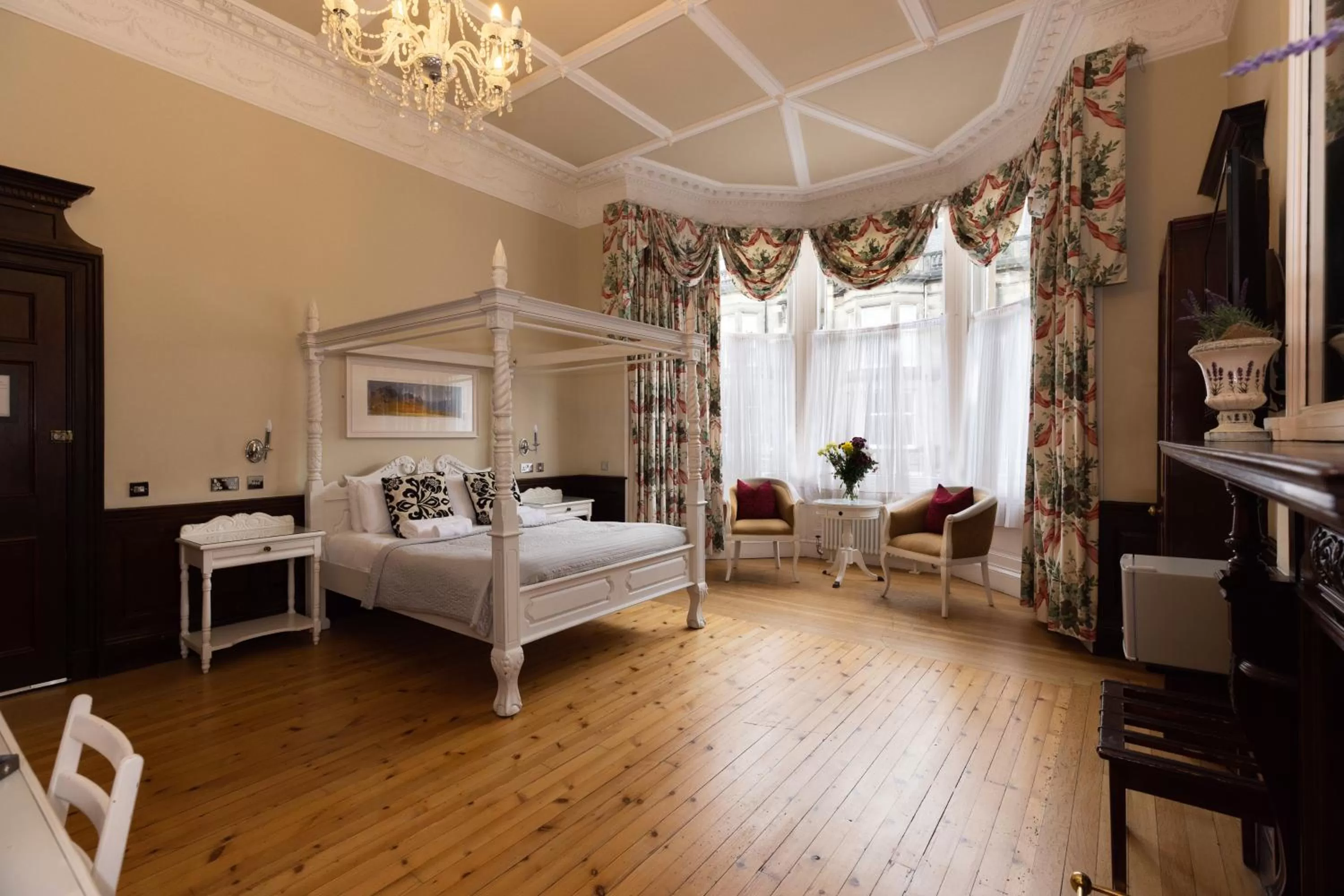 Bed in The Haymarket Hotel