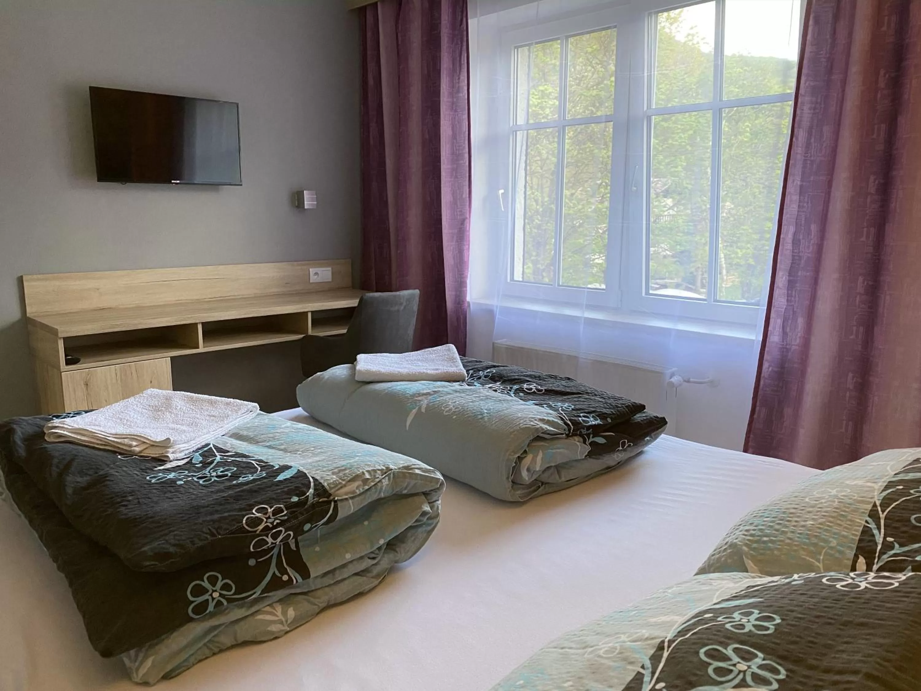 Bed in Hotel U Kociana