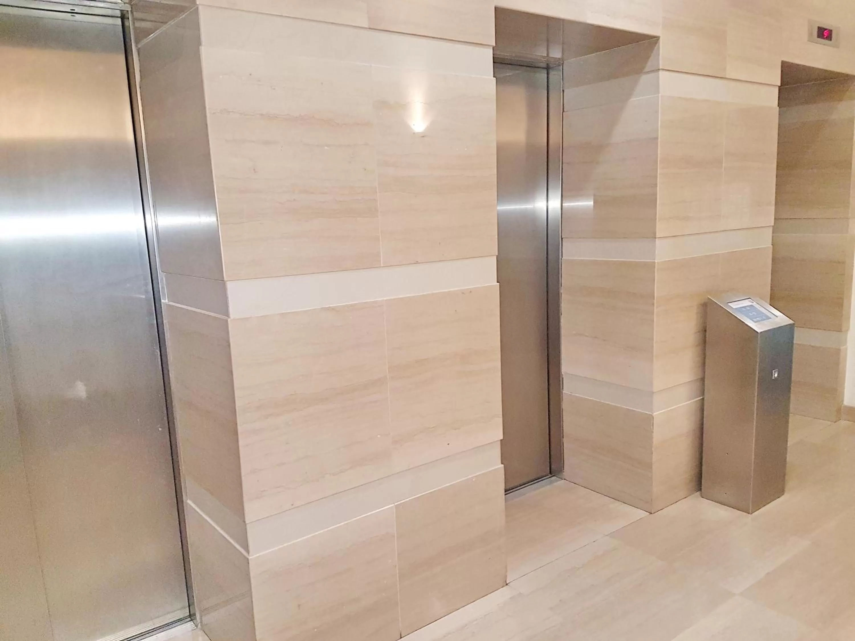 elevator, Bathroom in Most City Apart-Hotel