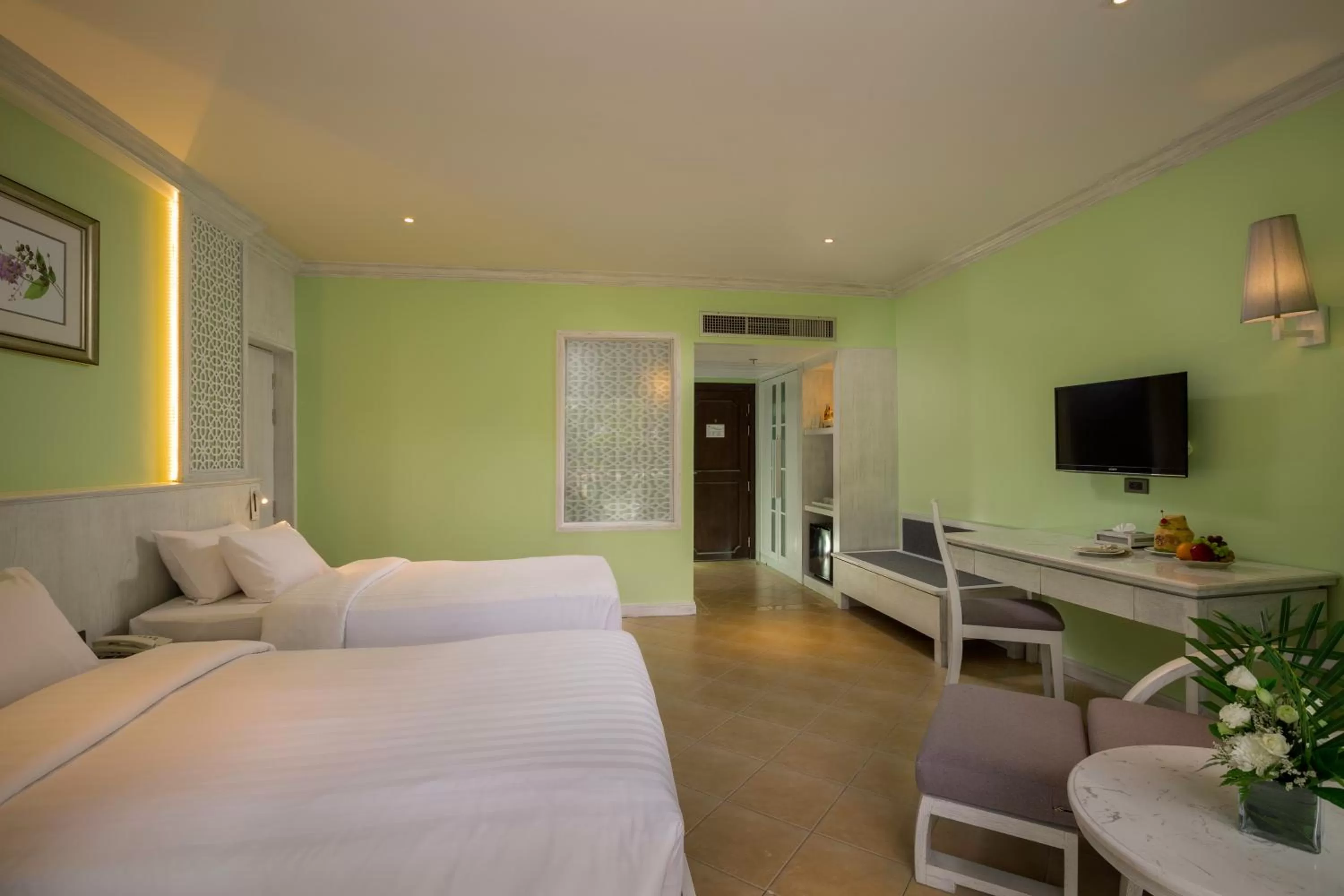 TV and multimedia, Bed in Aonang Villa Resort I Beach Front