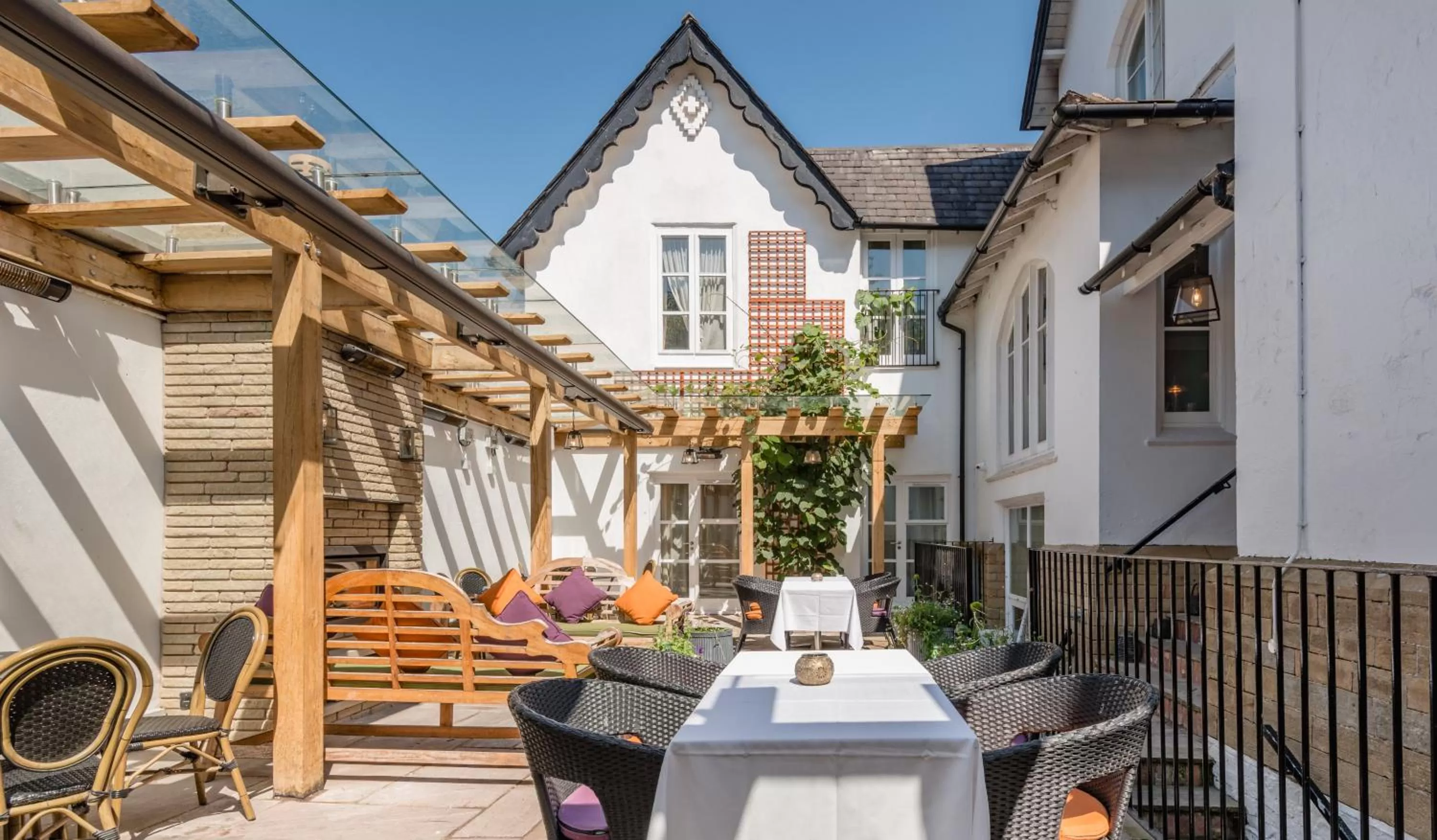 Garden in Didsbury House Hotel