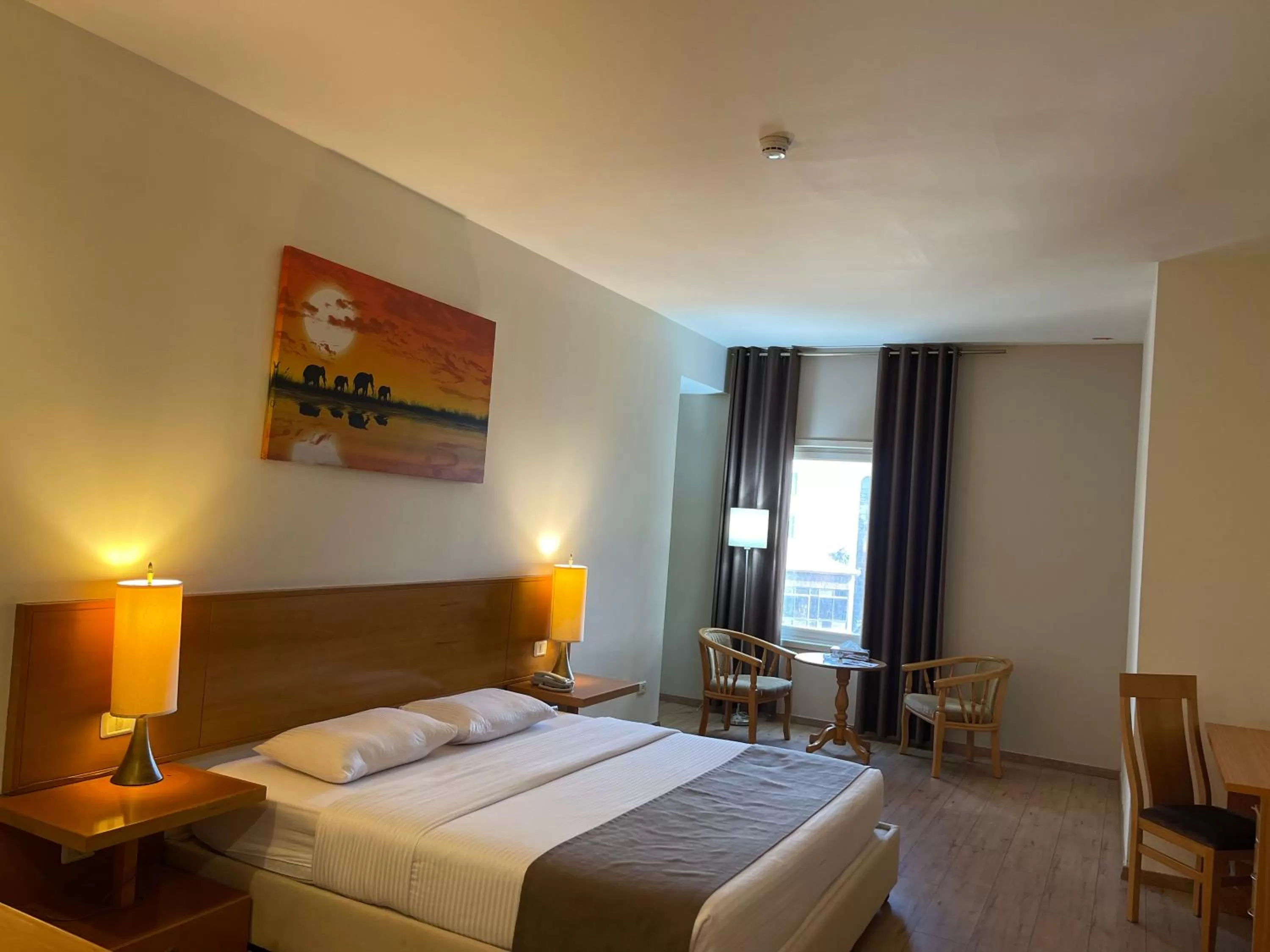 Bed in Caesar Hotel Ramallah