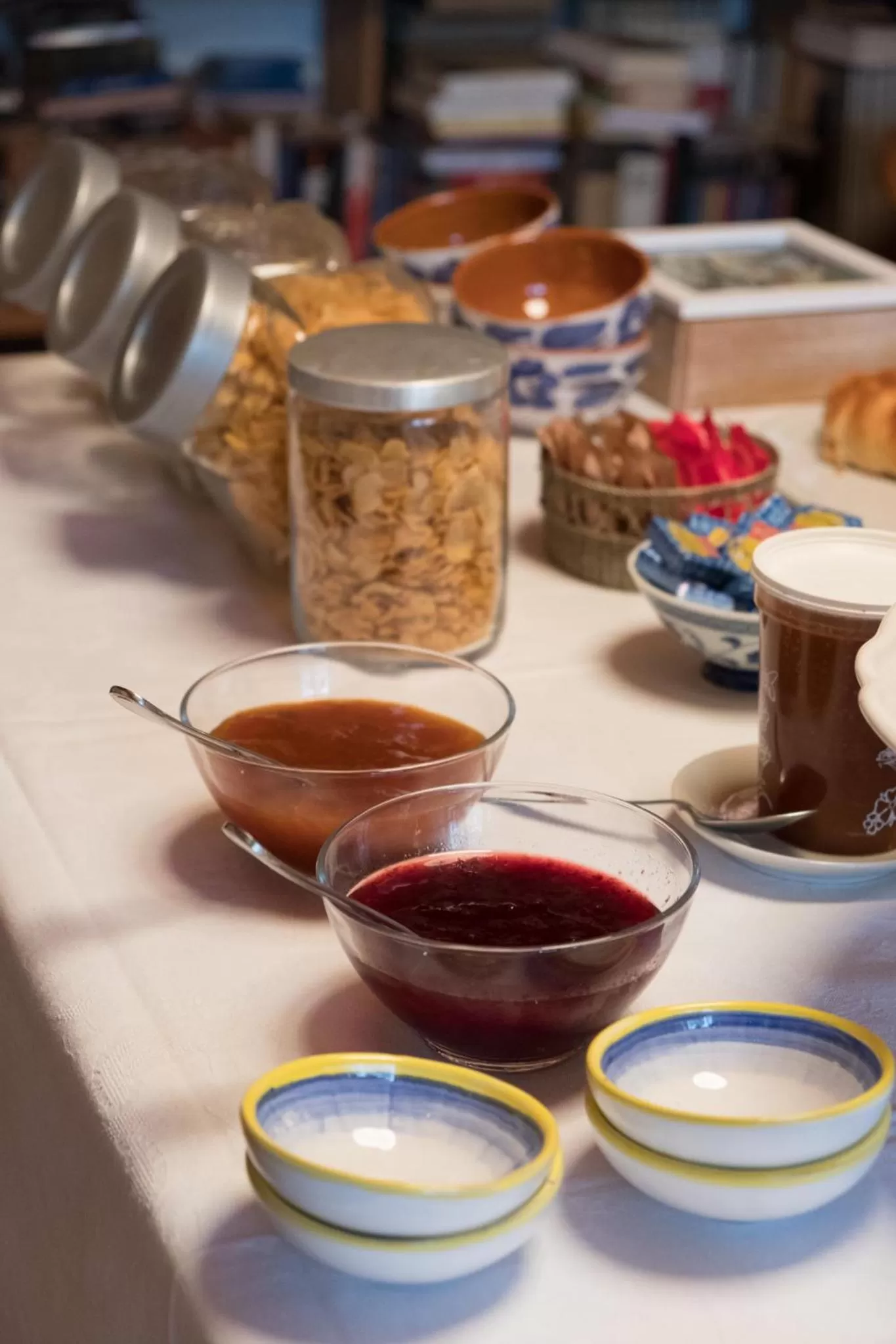 Italian breakfast in La Bribaudonnière