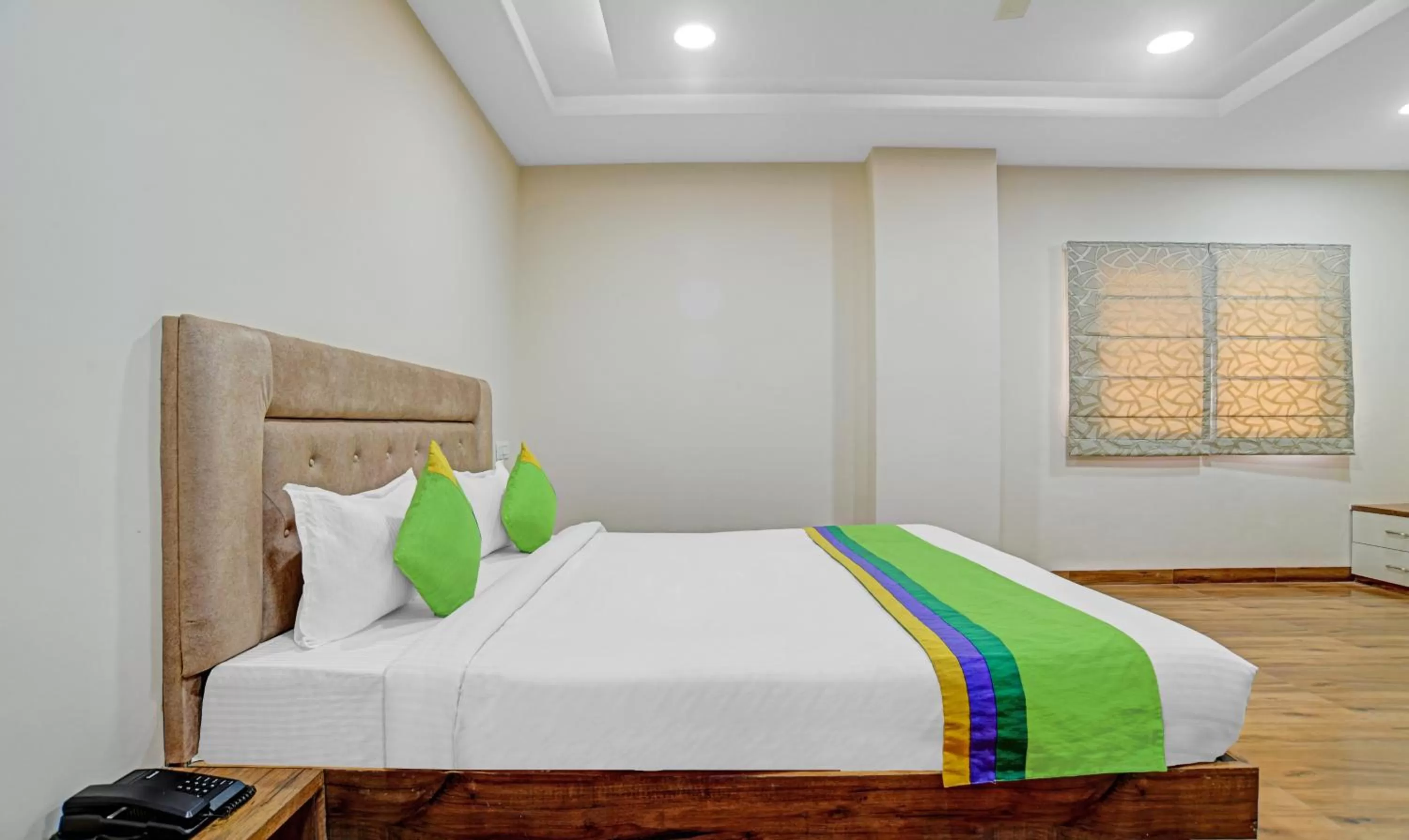 Bedroom, Bed in Treebo Nirvana Elite