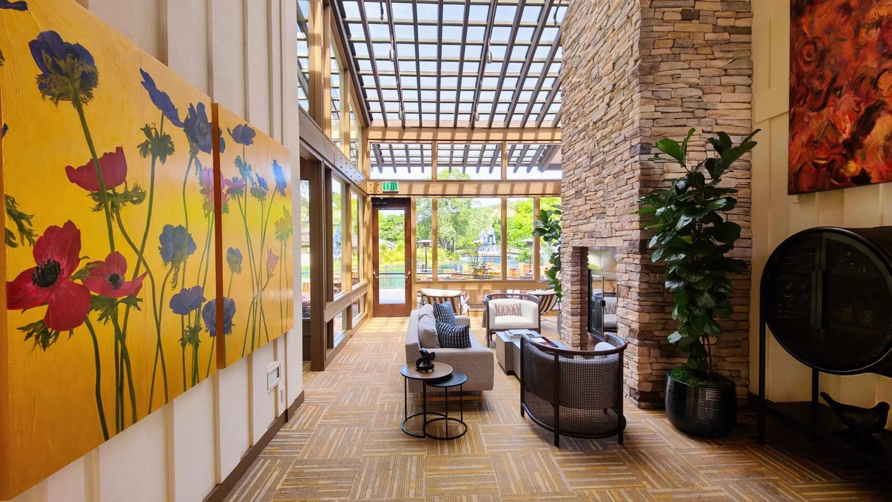 Living room in The Quail Lodge