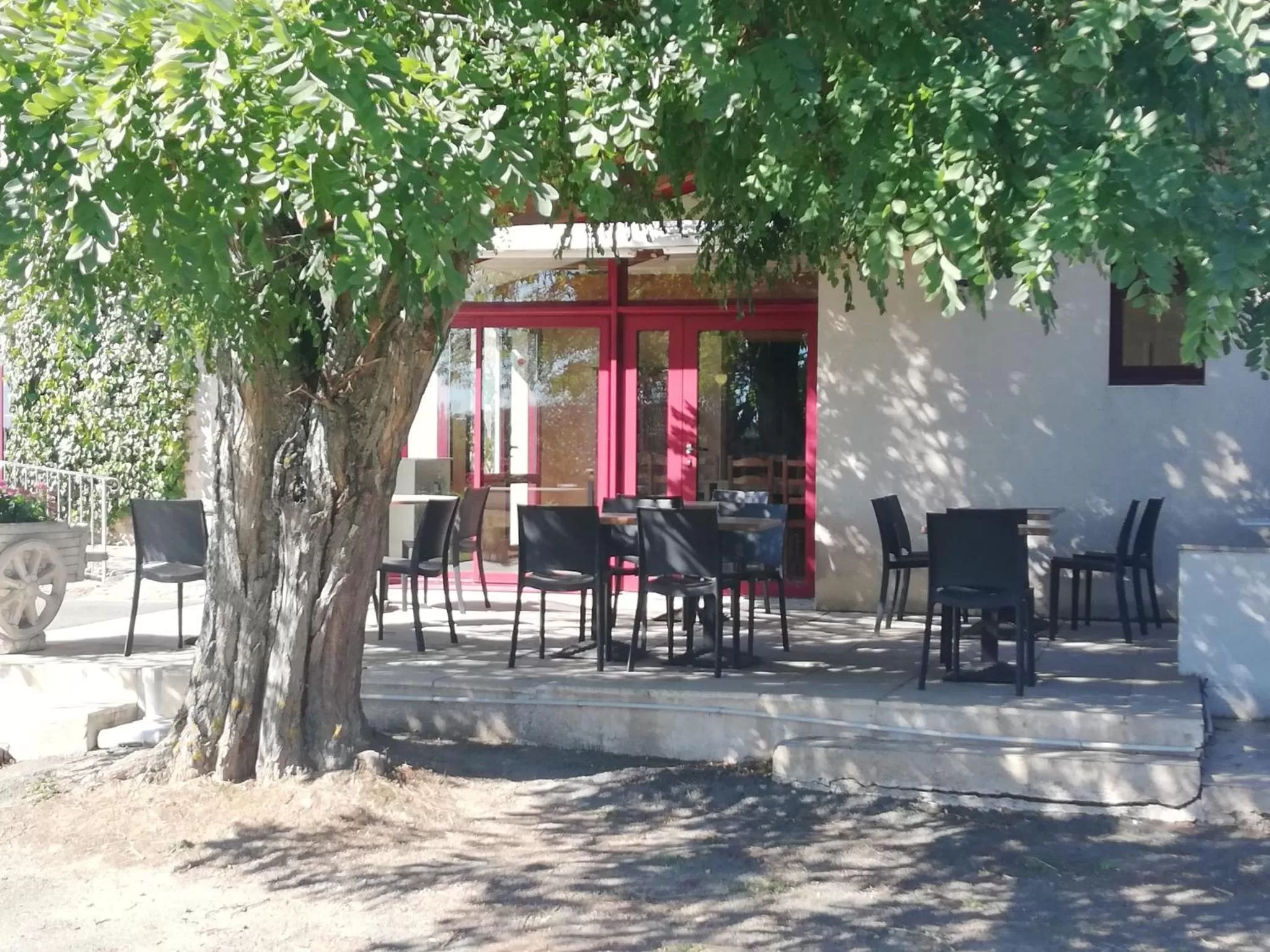 Balcony/Terrace in AUBERGE LA BOUCHOLIERE