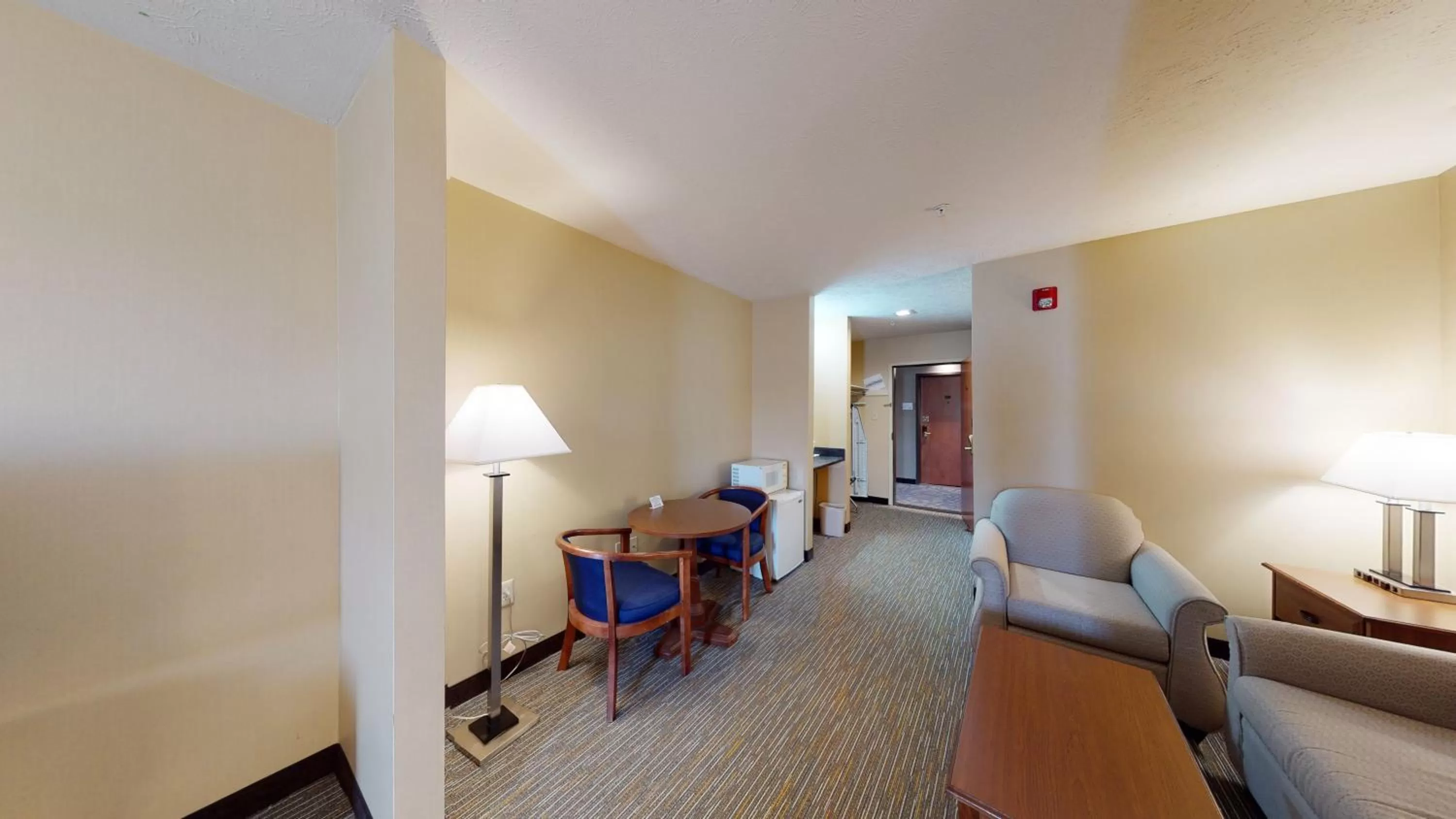 Seating area in Ramada by Wyndham Strasburg - Shenandoah Valley