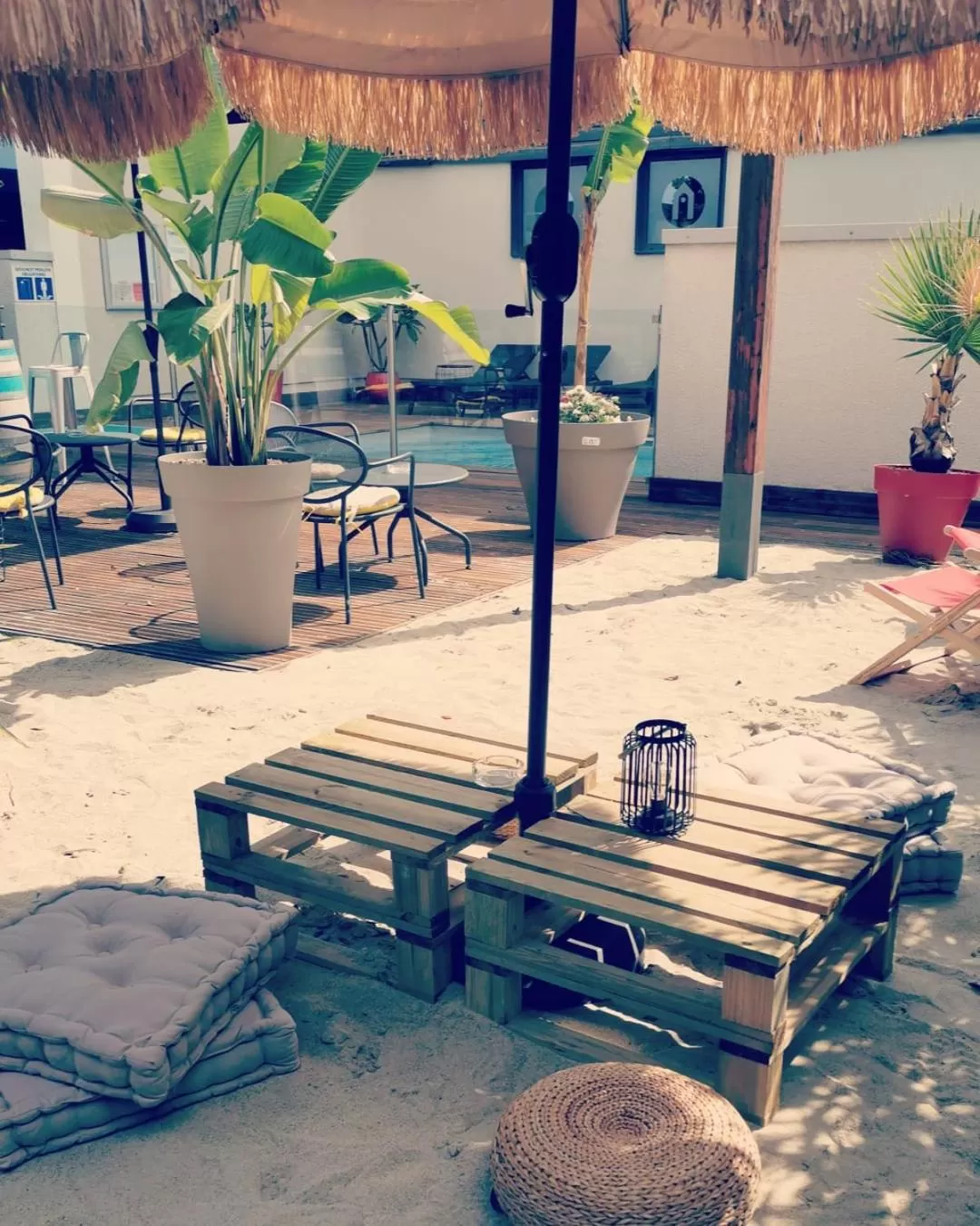 Balcony/Terrace in Campanile Carcassonne Est - La Cité