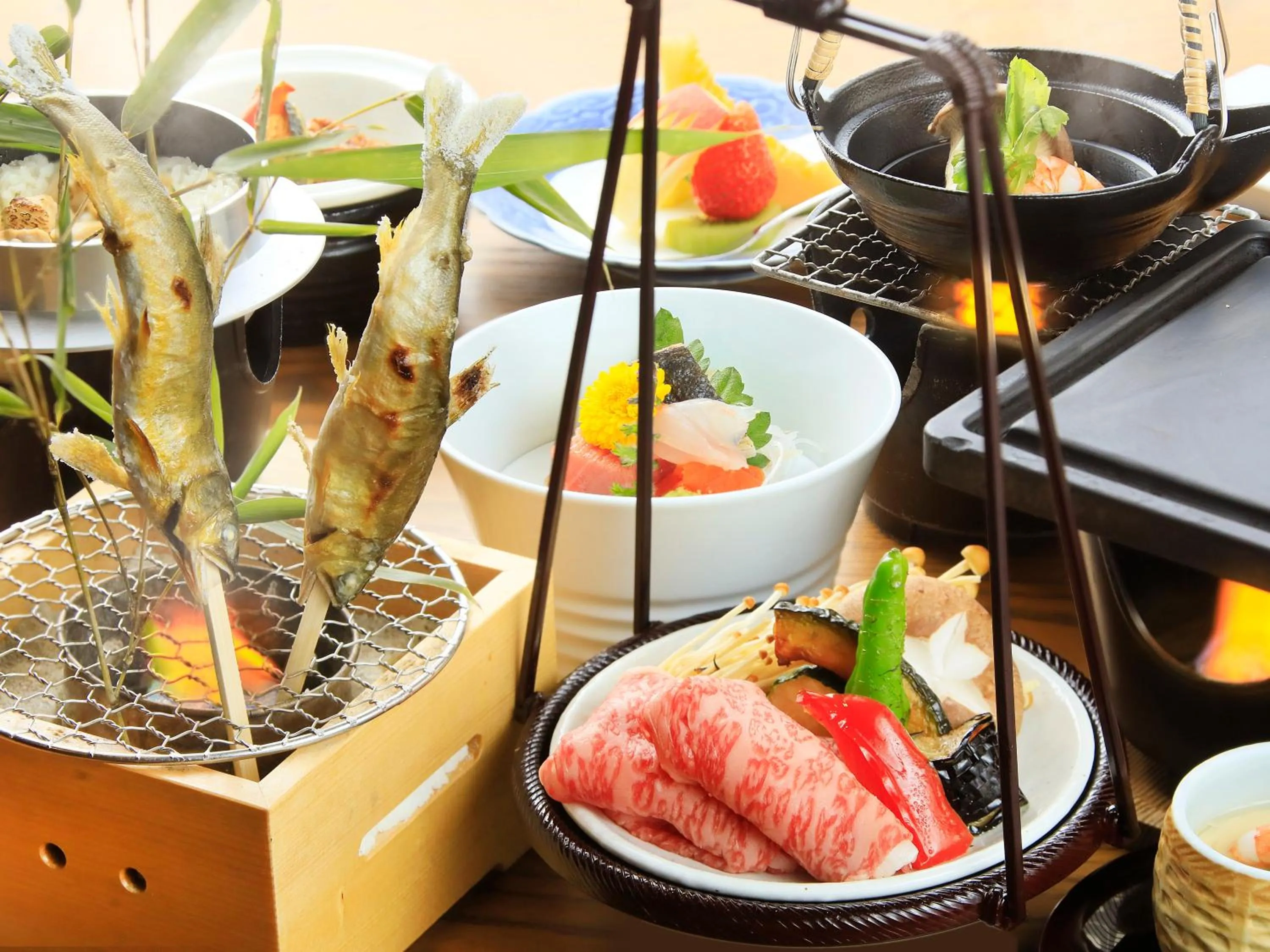 Dinner in Kishigon Ryokan