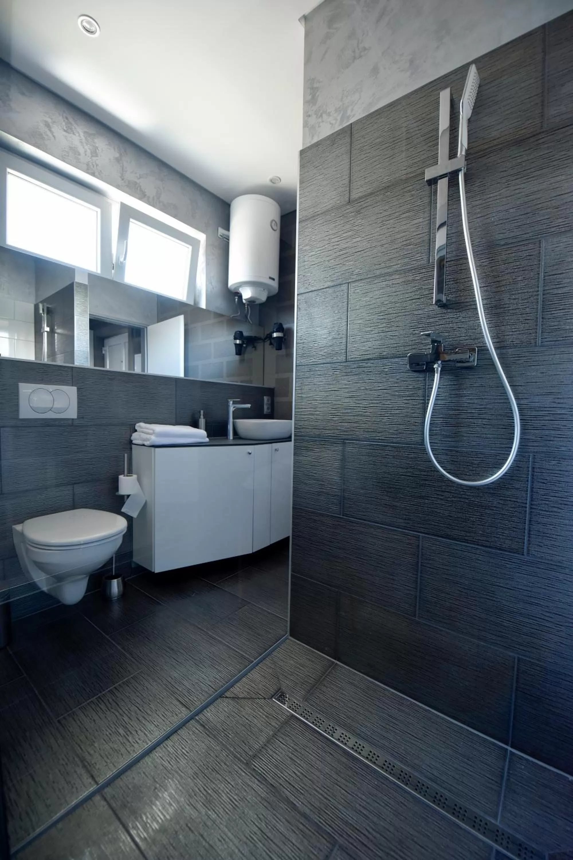 Shower, Bathroom in Apartmani i Bungalovi TROJKA