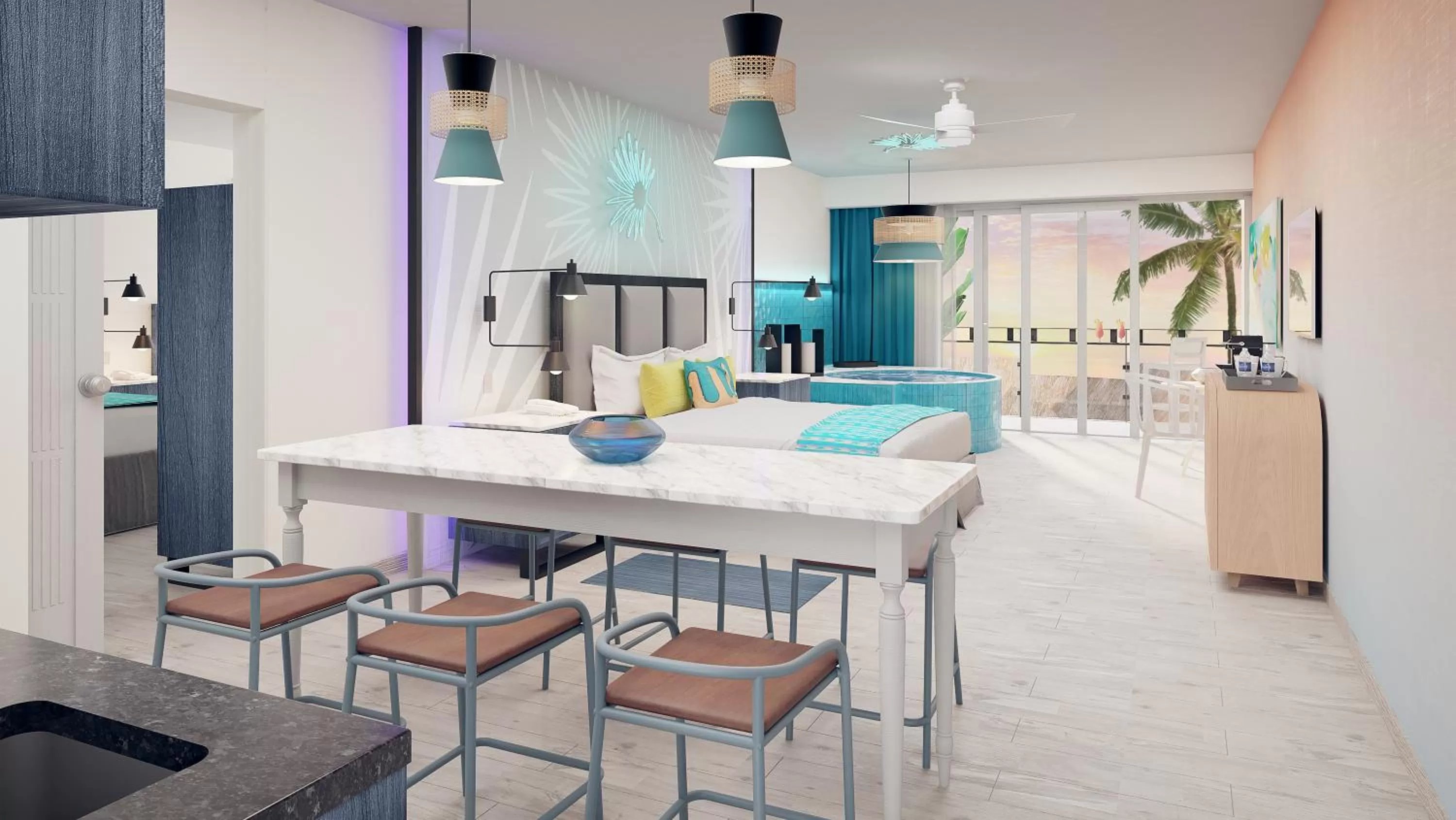 Photo of the whole room in Almar LGBT Luxury Resort