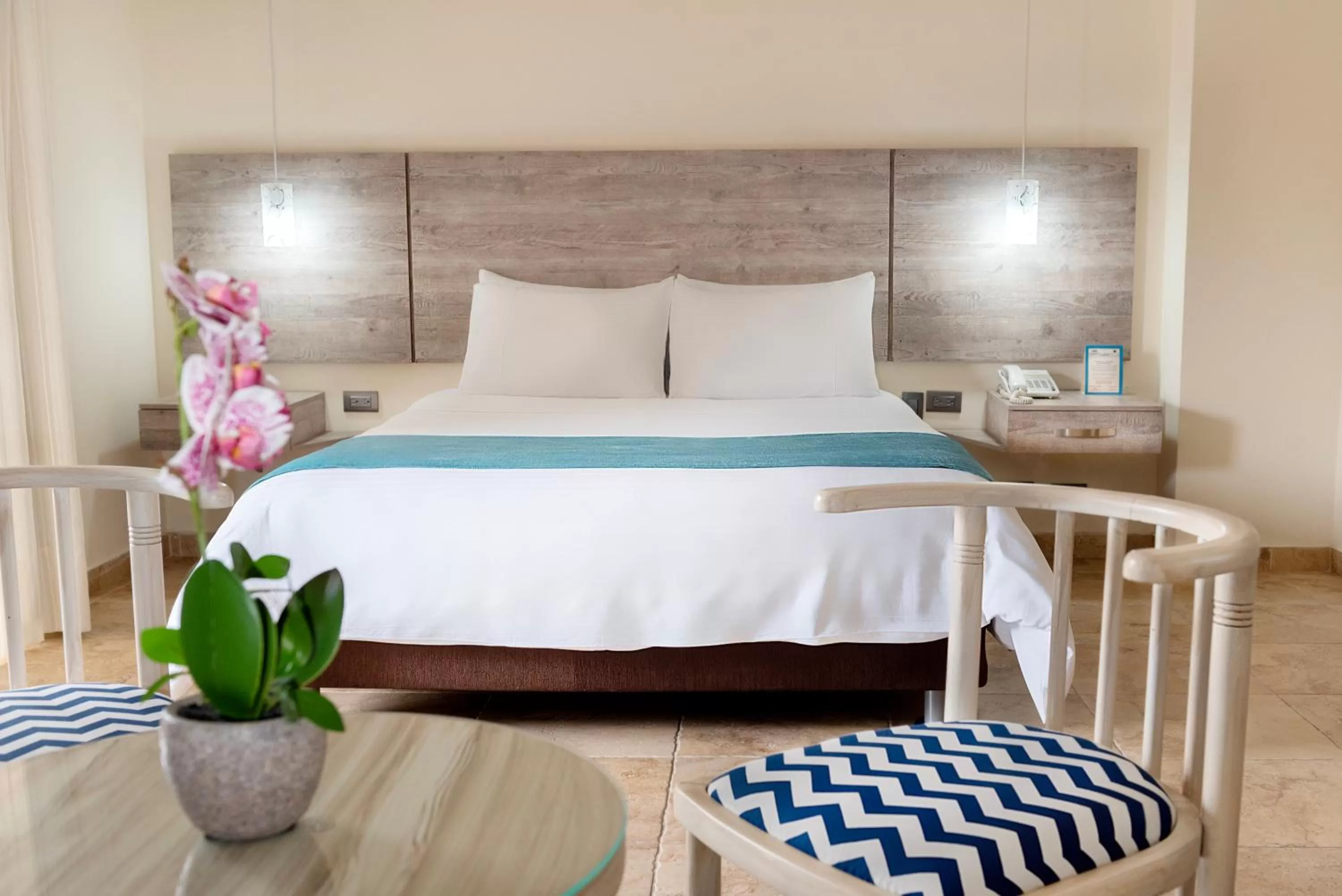 Bed in Hotel Obelisco