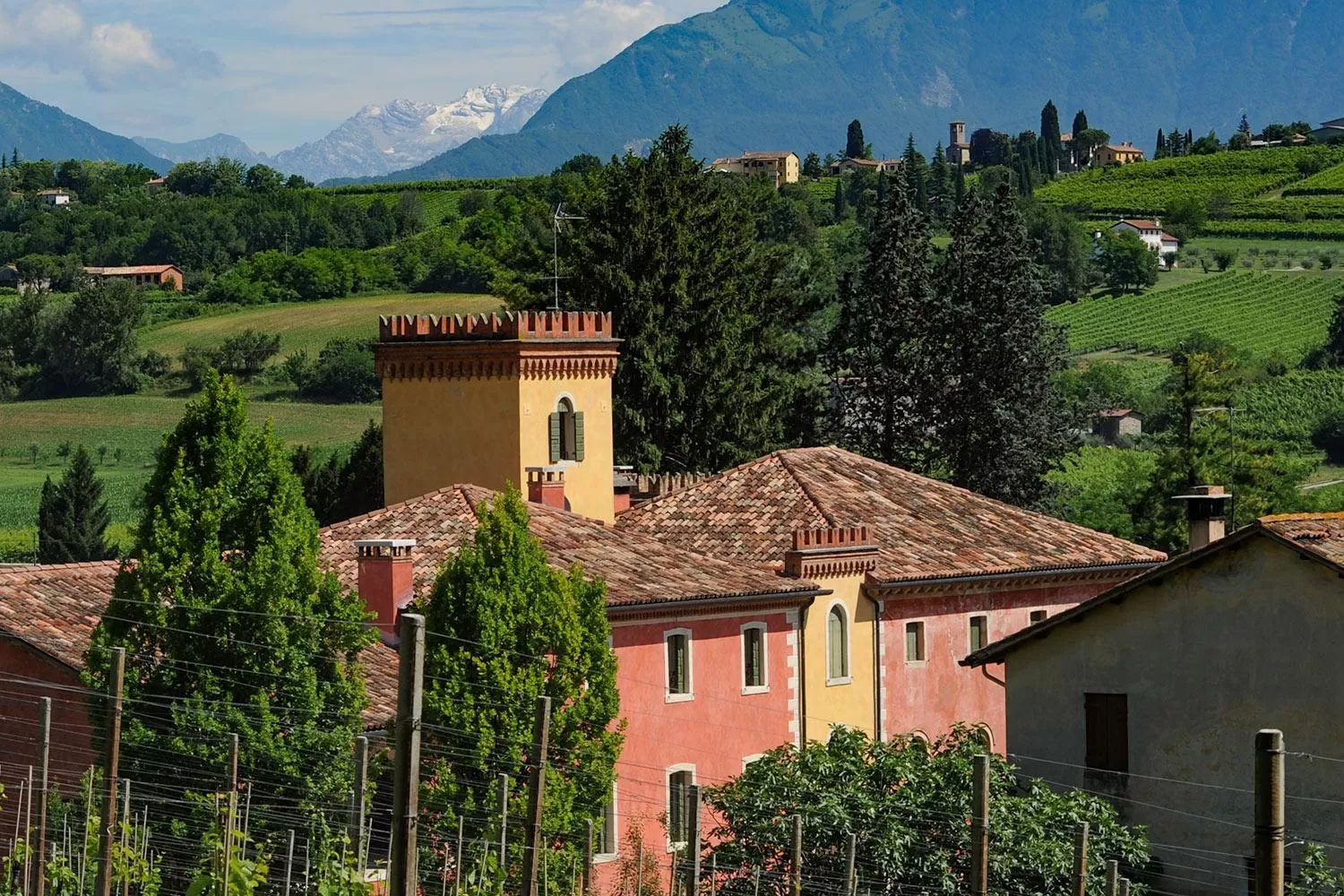 Property building in Villa Clementina - Prosecco Country Hotel
