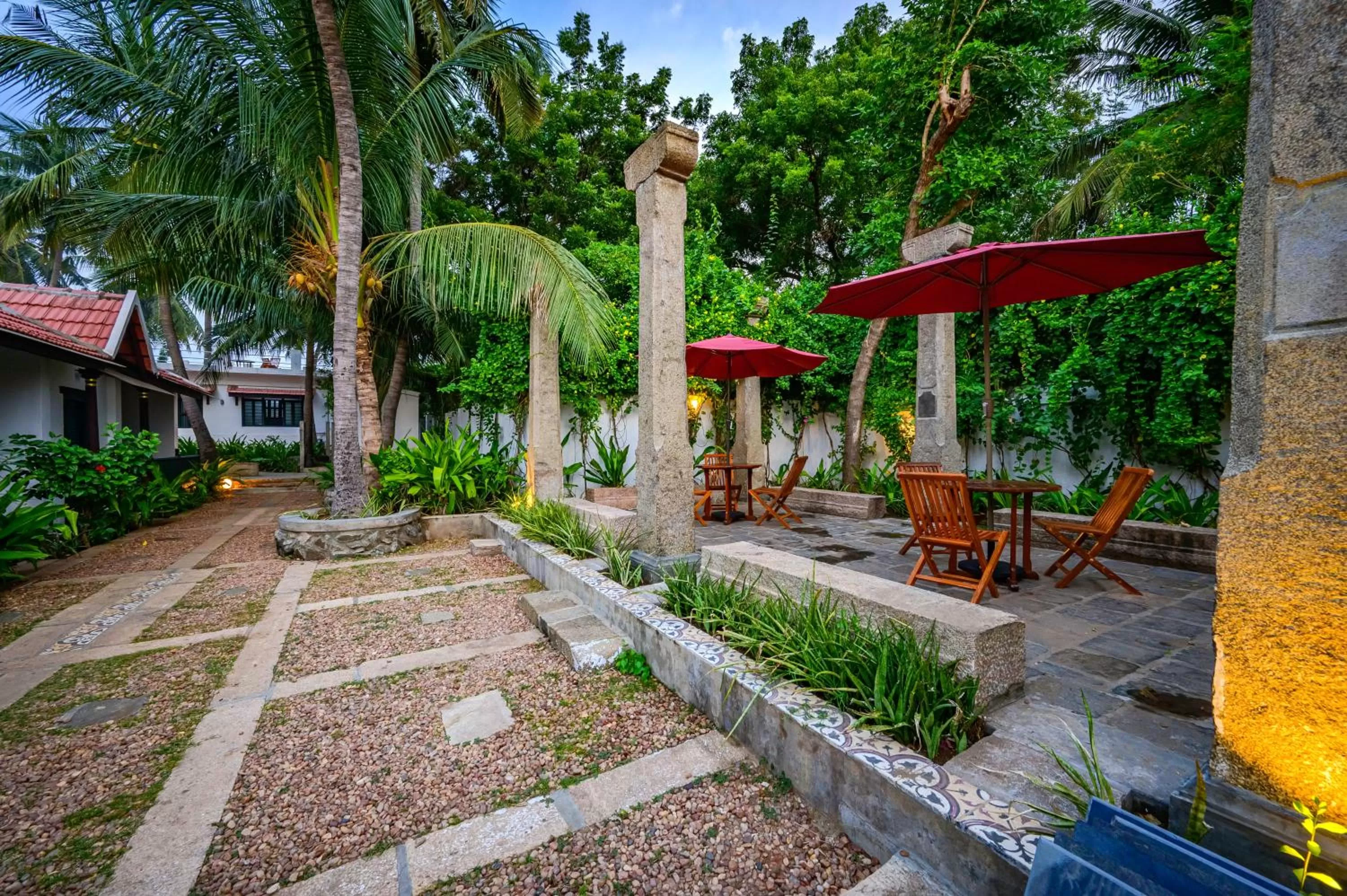 Patio in Neemrana's Coconut Alley