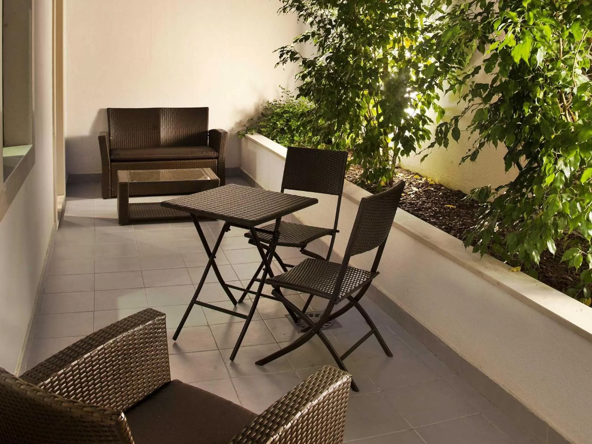 Patio in TURIM Luxe Hotel