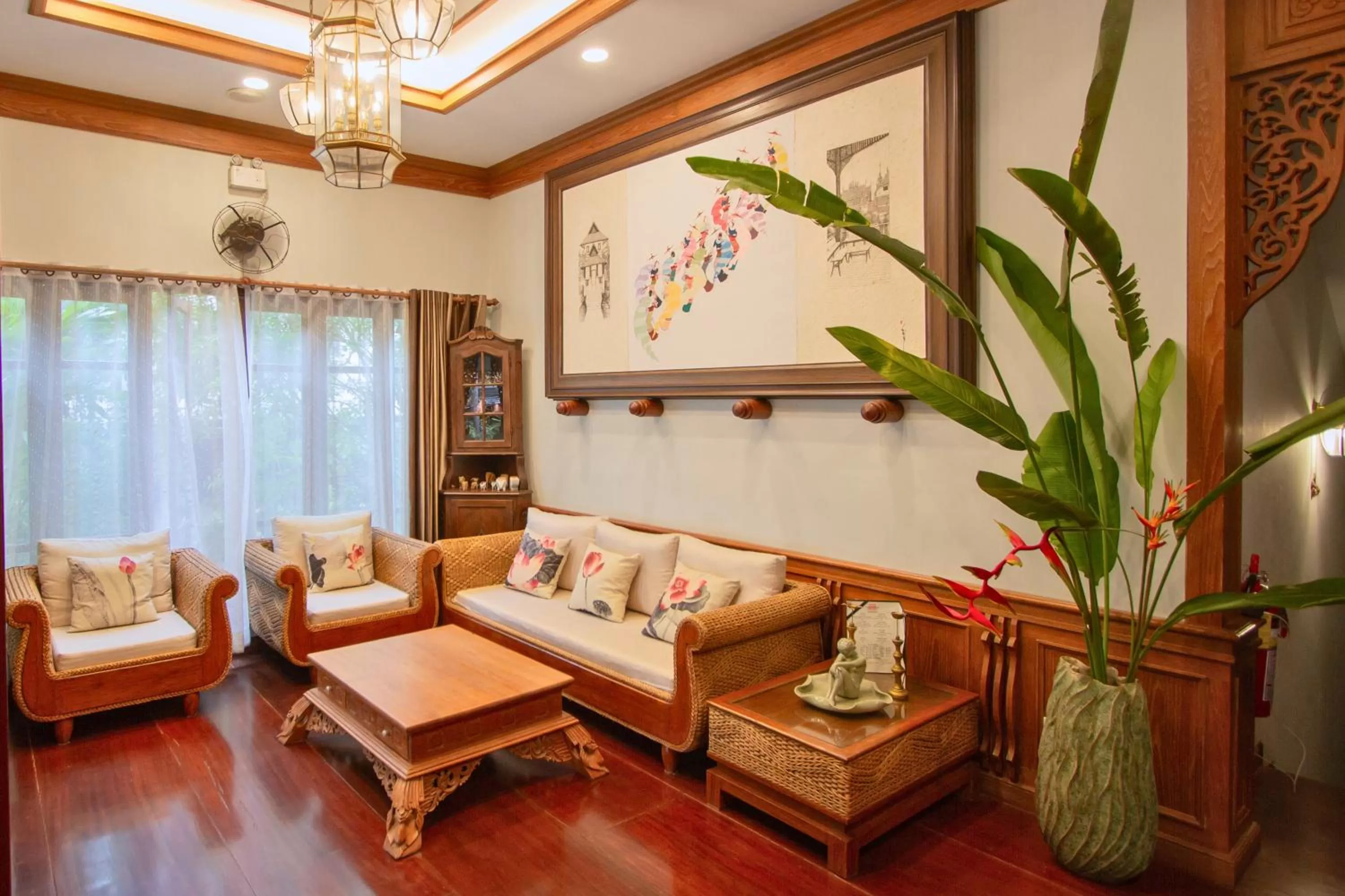 Lobby or reception in Rich Garden House Hotel