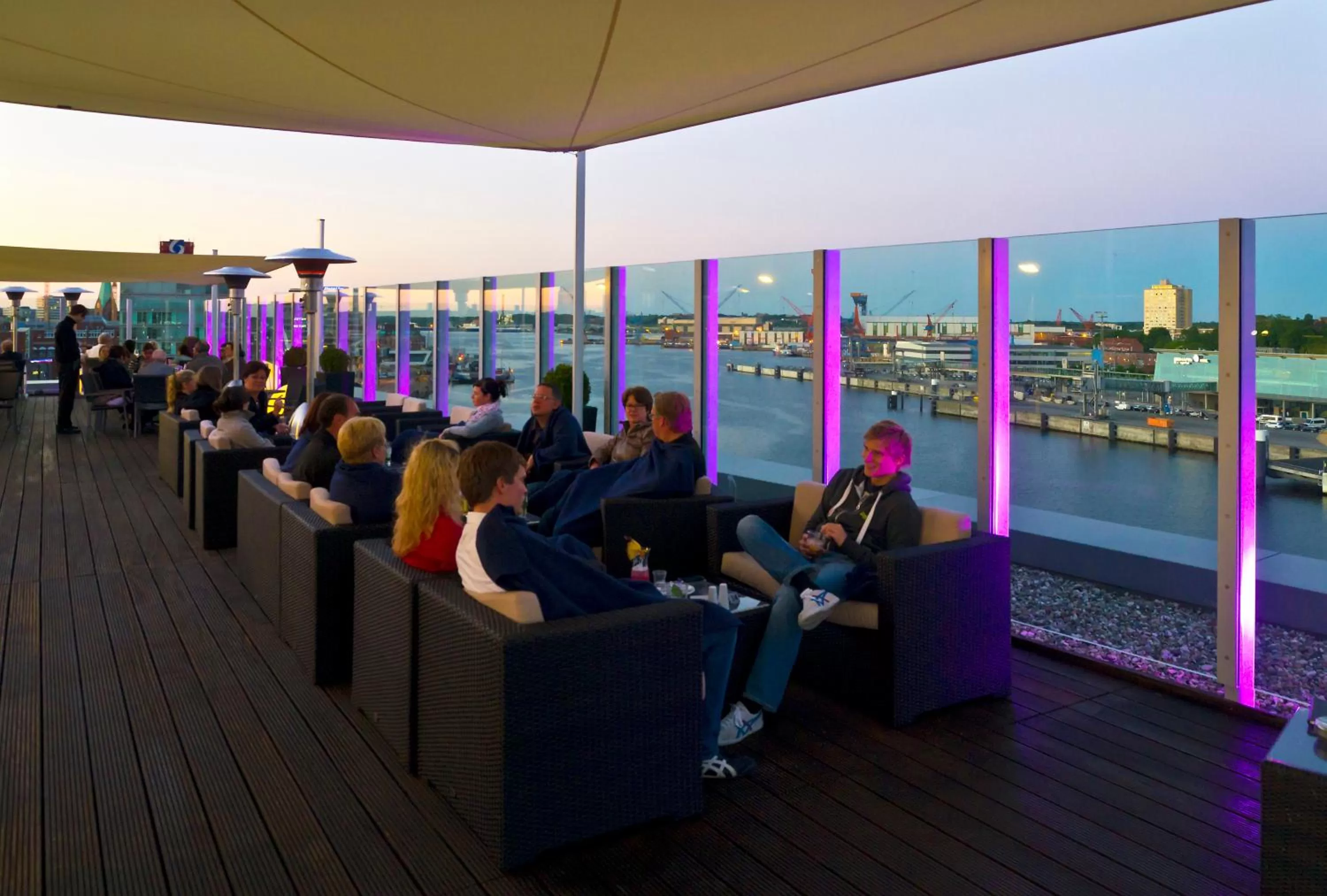 Balcony/Terrace in ATLANTIC Hotel Kiel