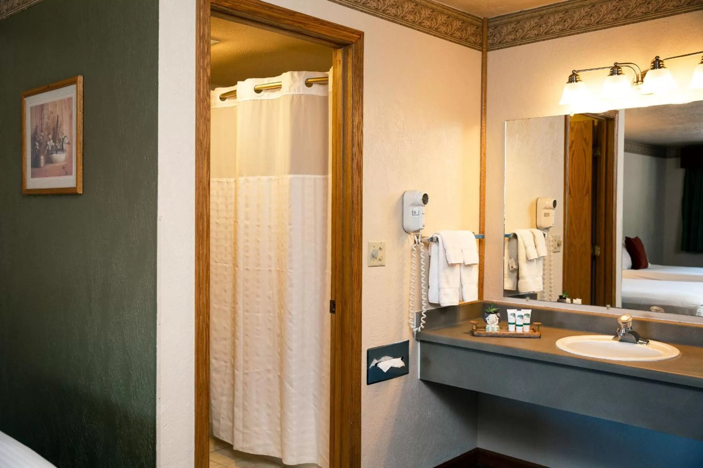 Bathroom in Timbers Motel