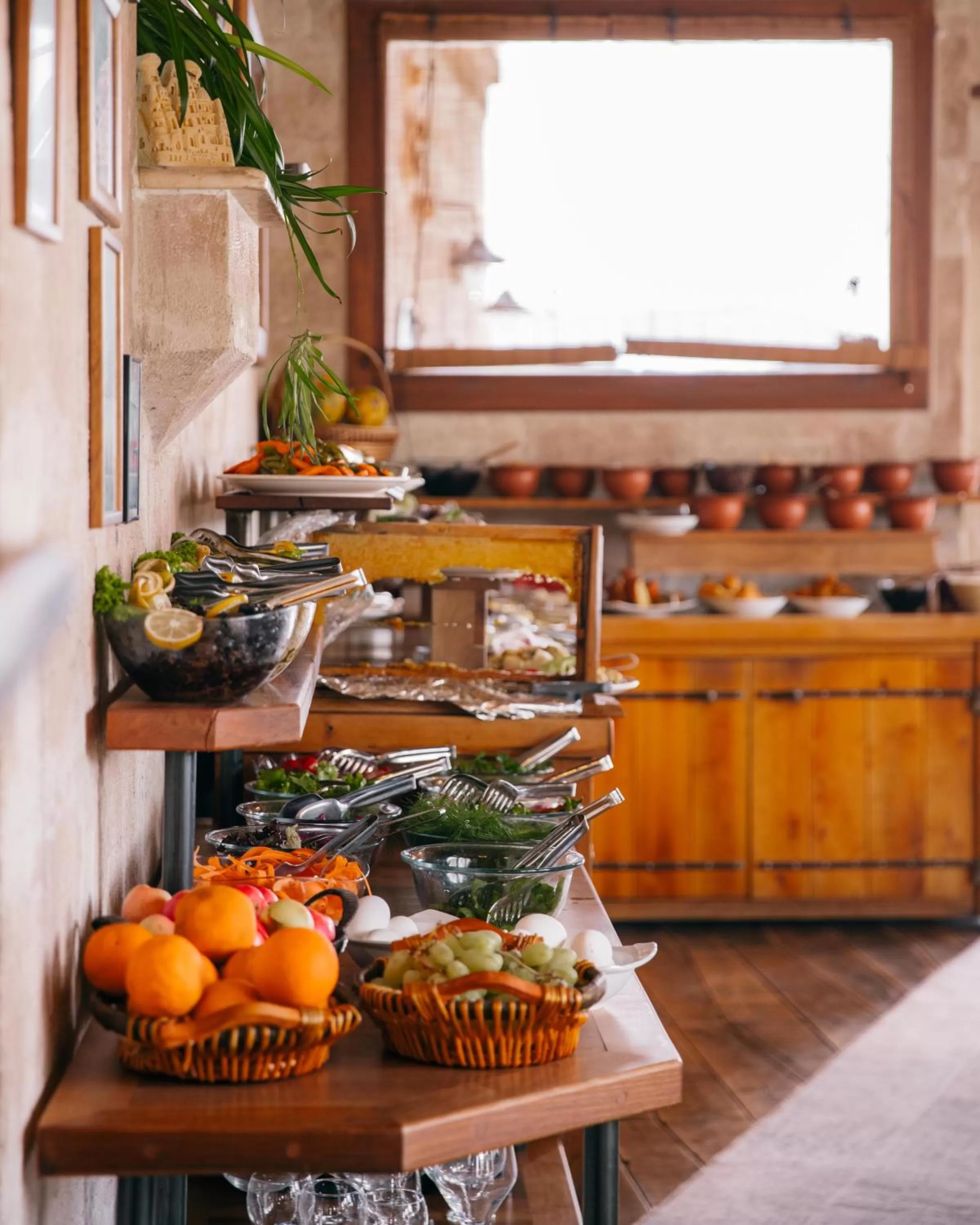 Breakfast in Kelebek Cave Hotel