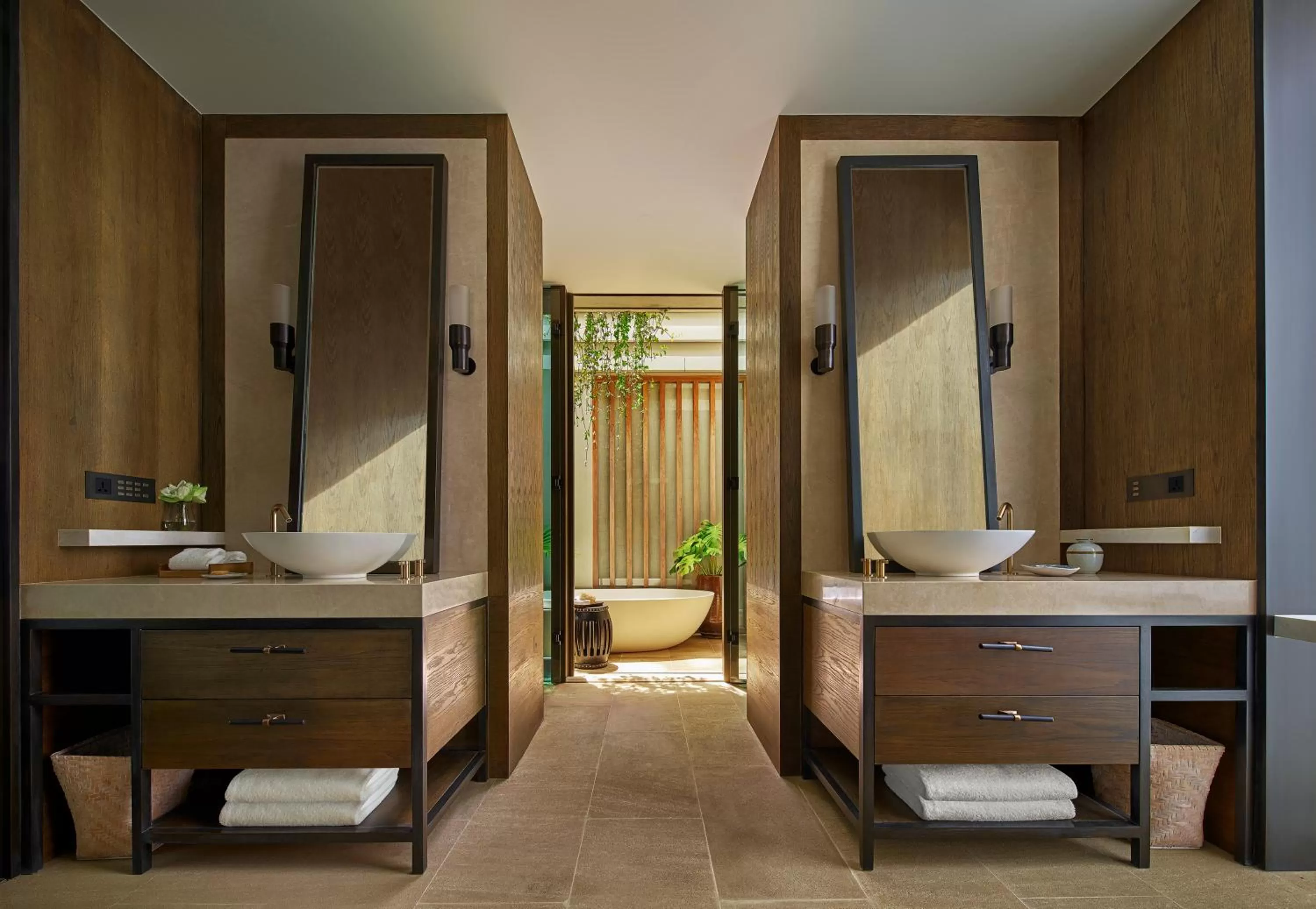 Bathroom in Rosewood Phuket