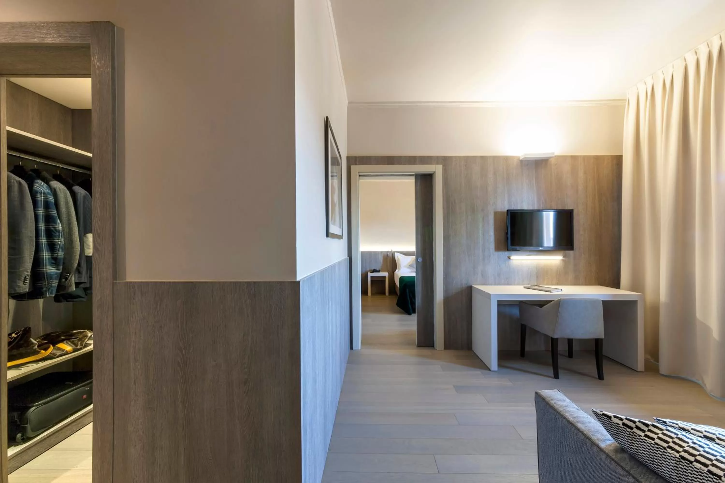 Living room in Peralba Autohotel