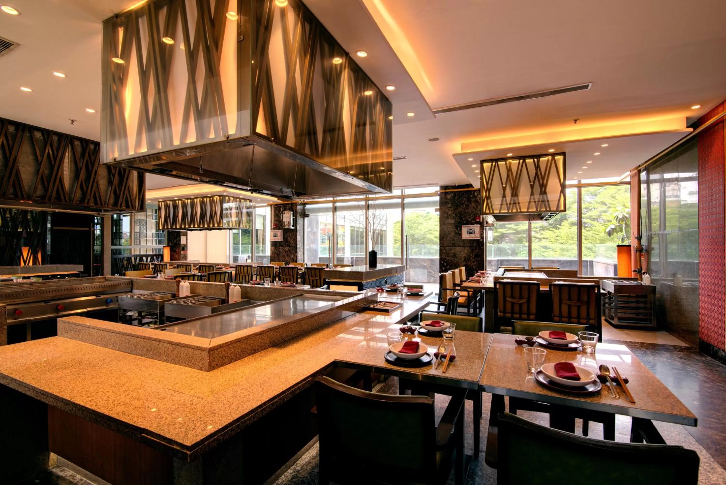 Restaurant/places to eat in Hyatt Ahmedabad