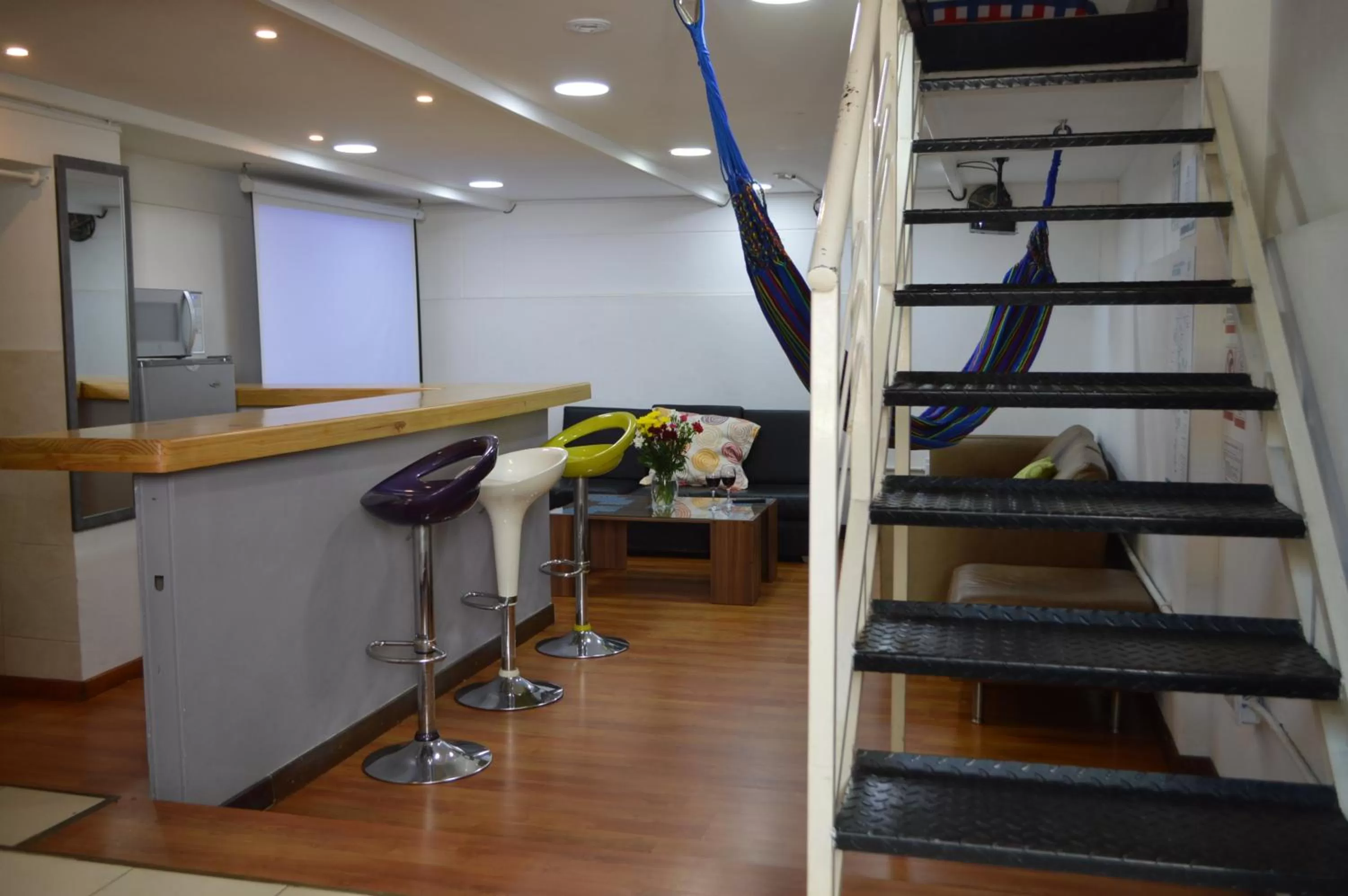 Living room in Poblado Guest House