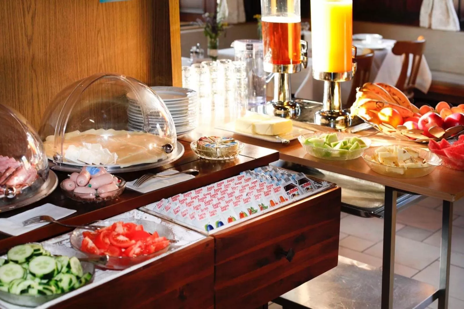 Buffet breakfast in Gasthof Linde