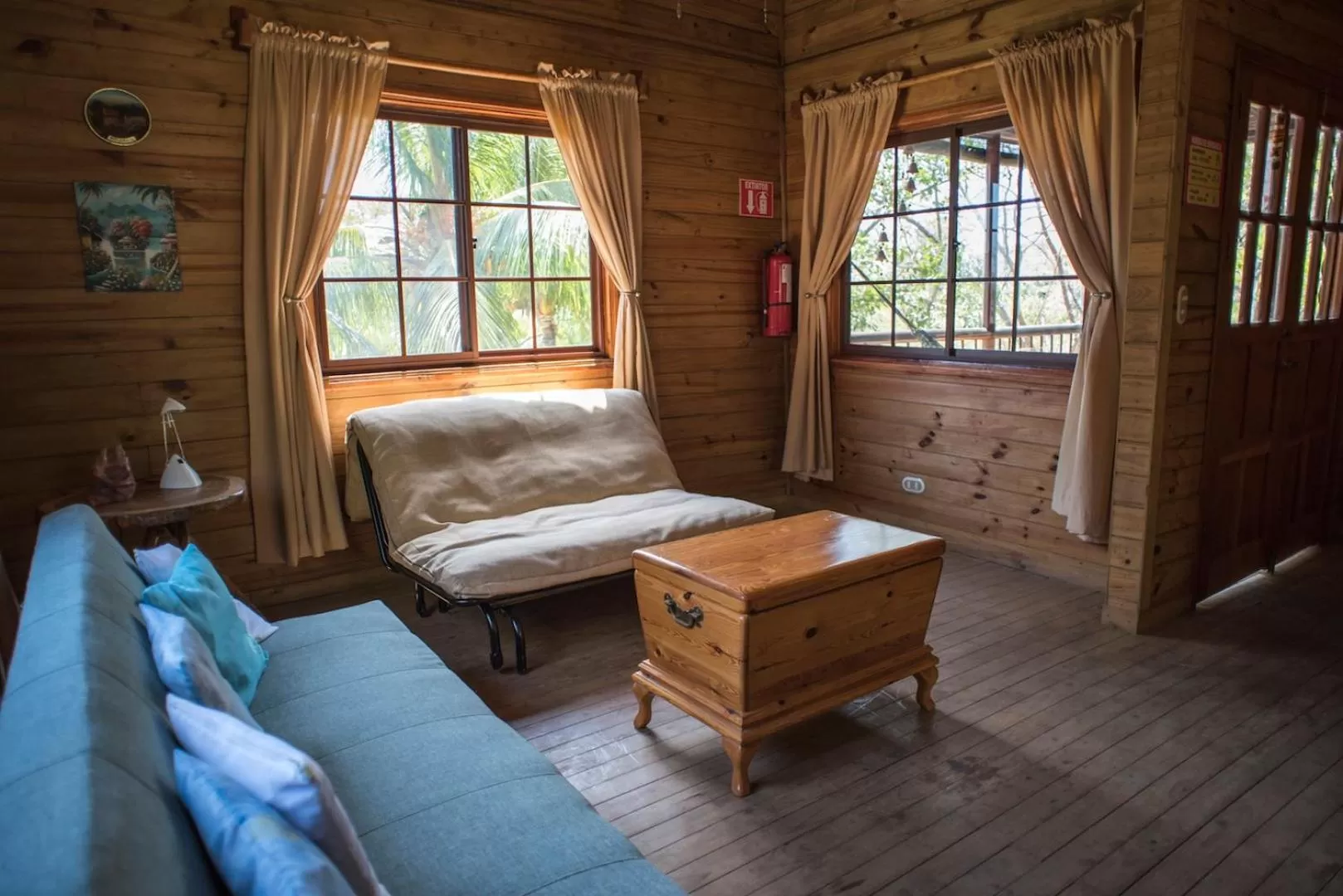Living room, Seating Area in Las Cabañas Encantadas de Nindirí