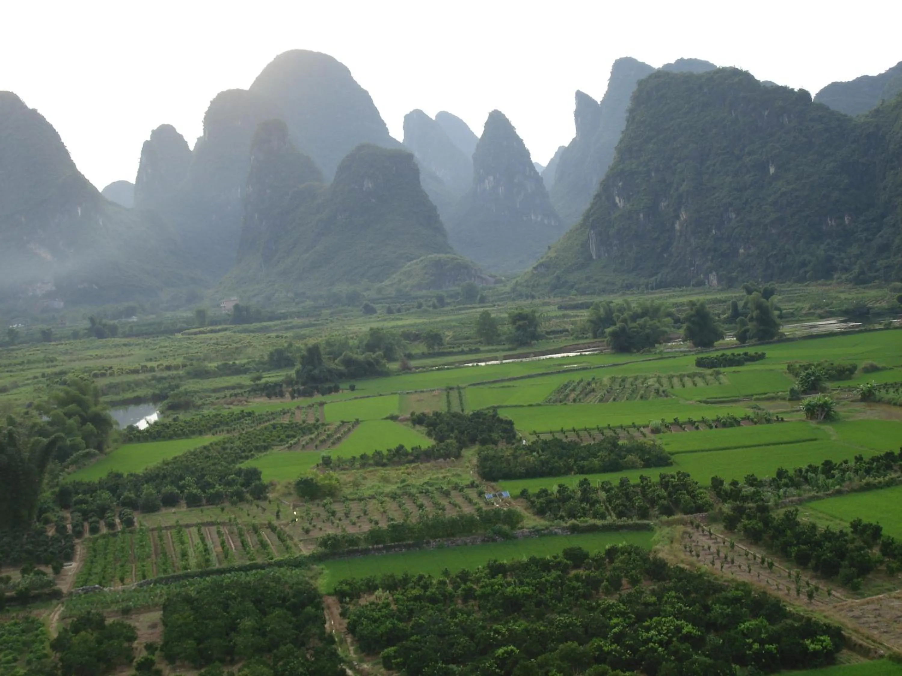 Natural landscape in Yangshuo Village Inn Boutique Hotel