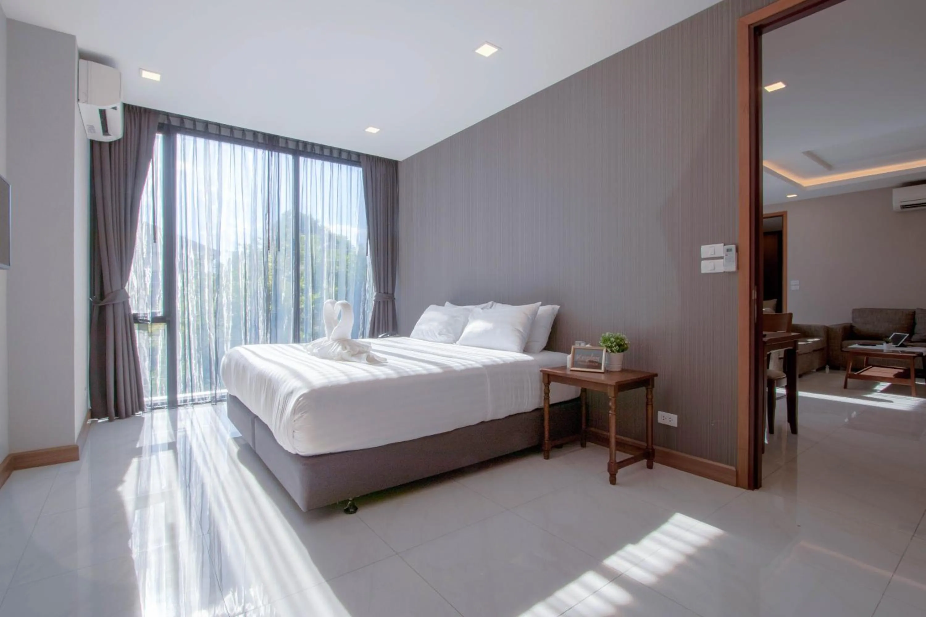 Bed in Kepler Residence Bangkok