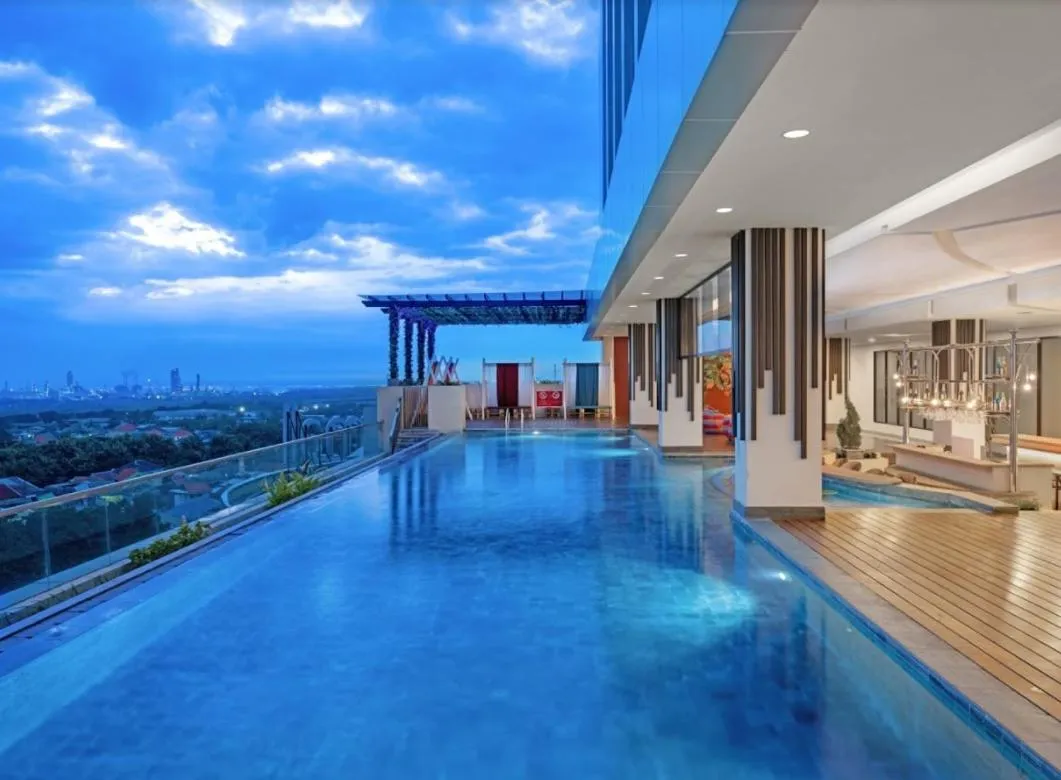 Pool view in Aston Gresik Hotel & Conference Center