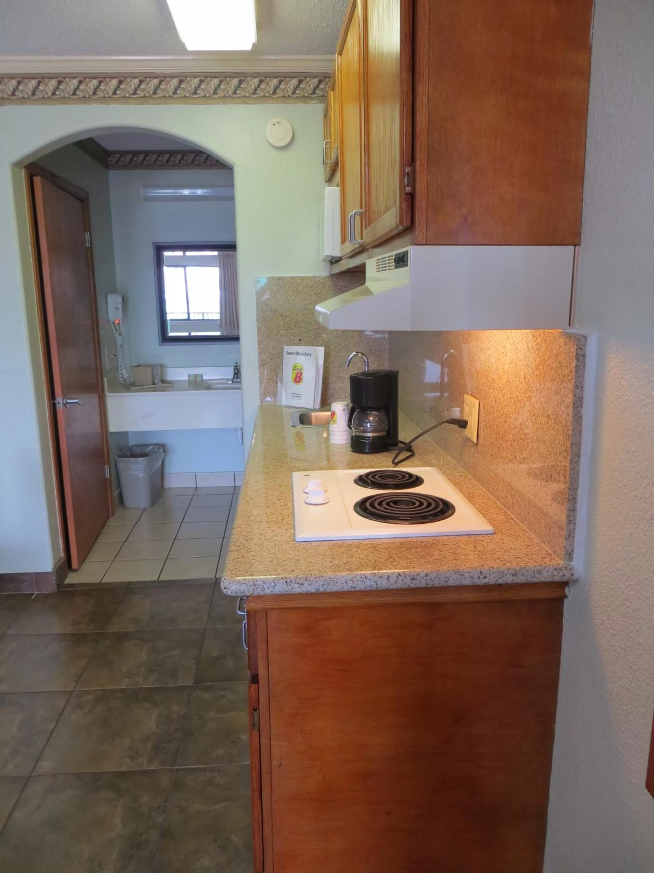 Kitchen or kitchenette in Super 8 by Wyndham South Padre Island