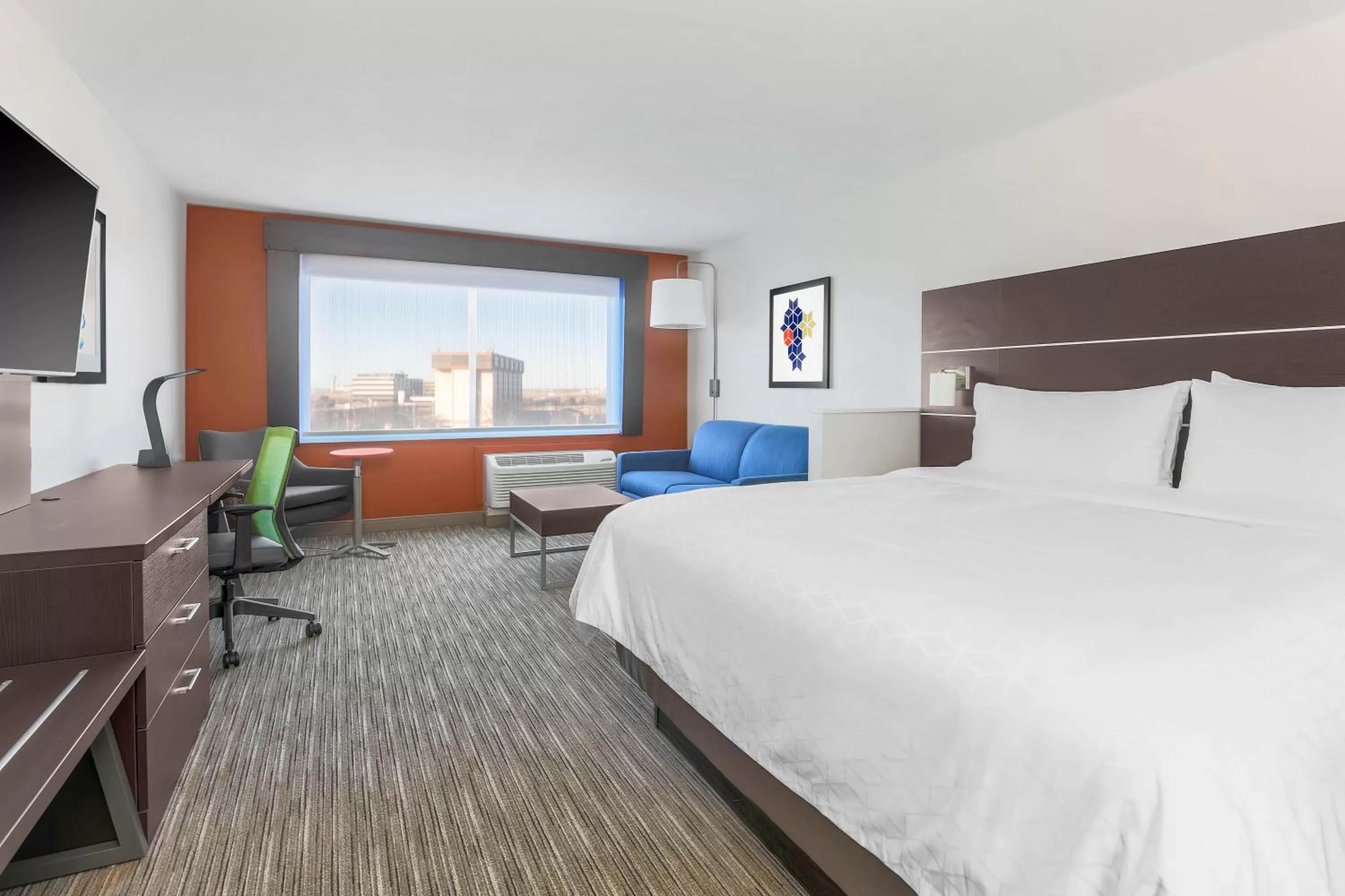 Photo of the whole room, Bed in Holiday Inn Express & Suites Chicago O'Hare Airport by IHG