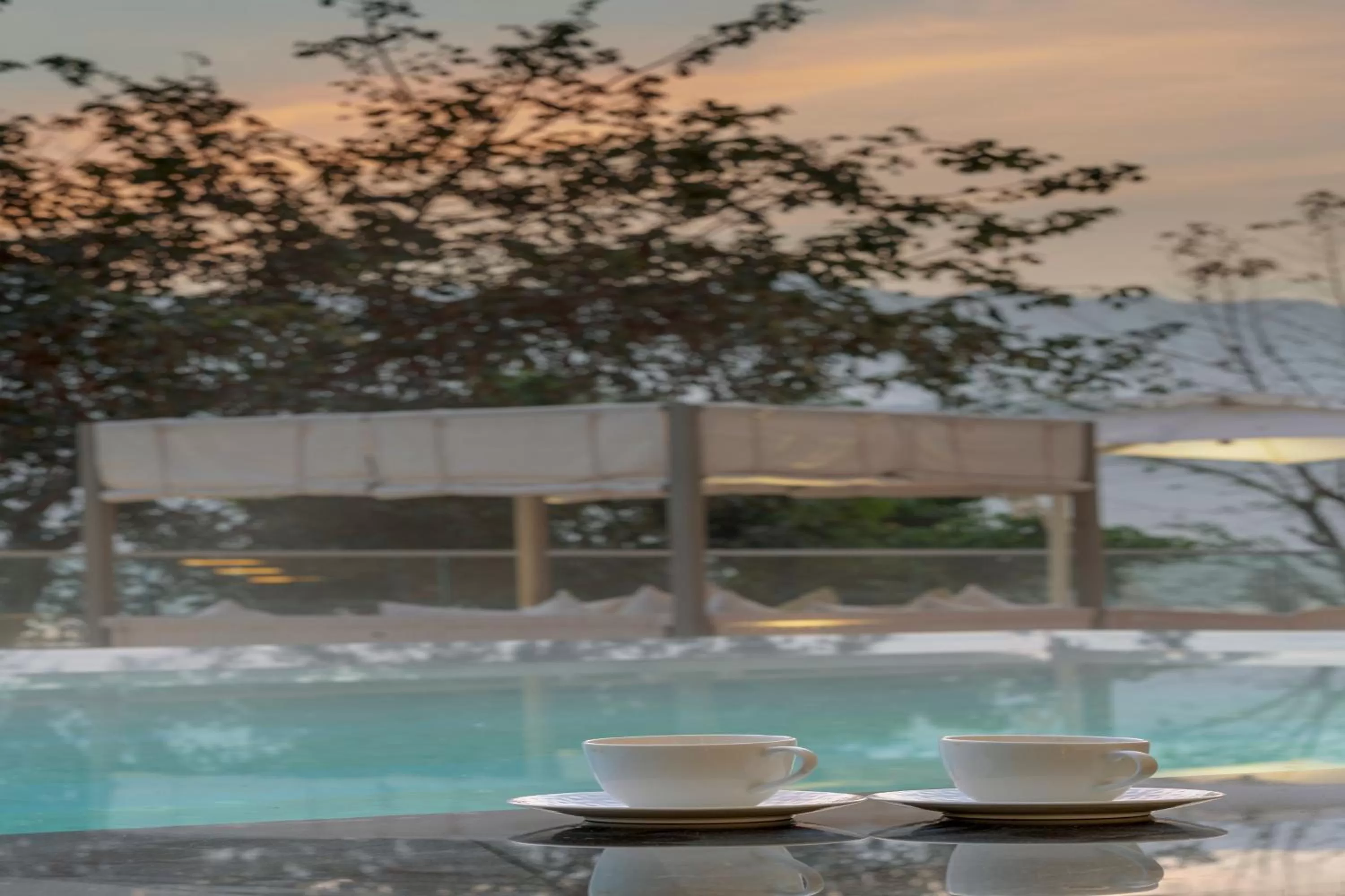 Swimming pool in Modi Yoga Retreat Rishikesh