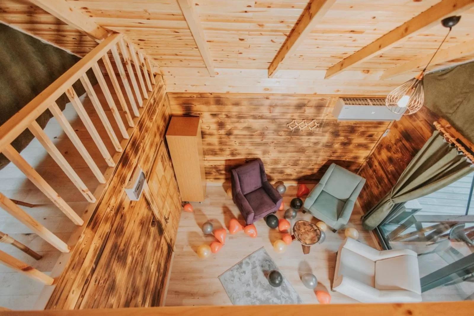 Seating area in Pınar Suit Bungalow