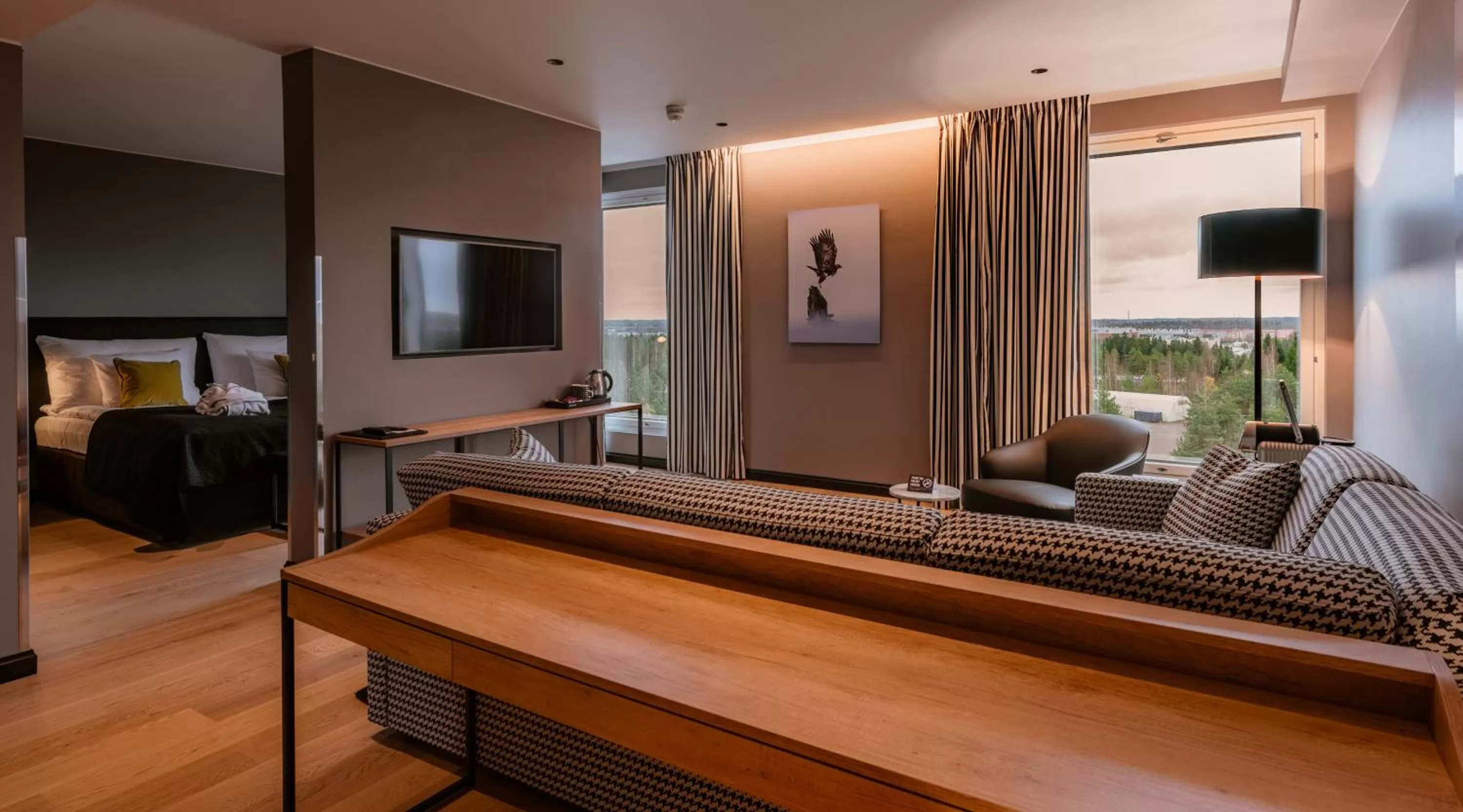 Photo of the whole room, Bed in Clarion Hotel Aviapolis