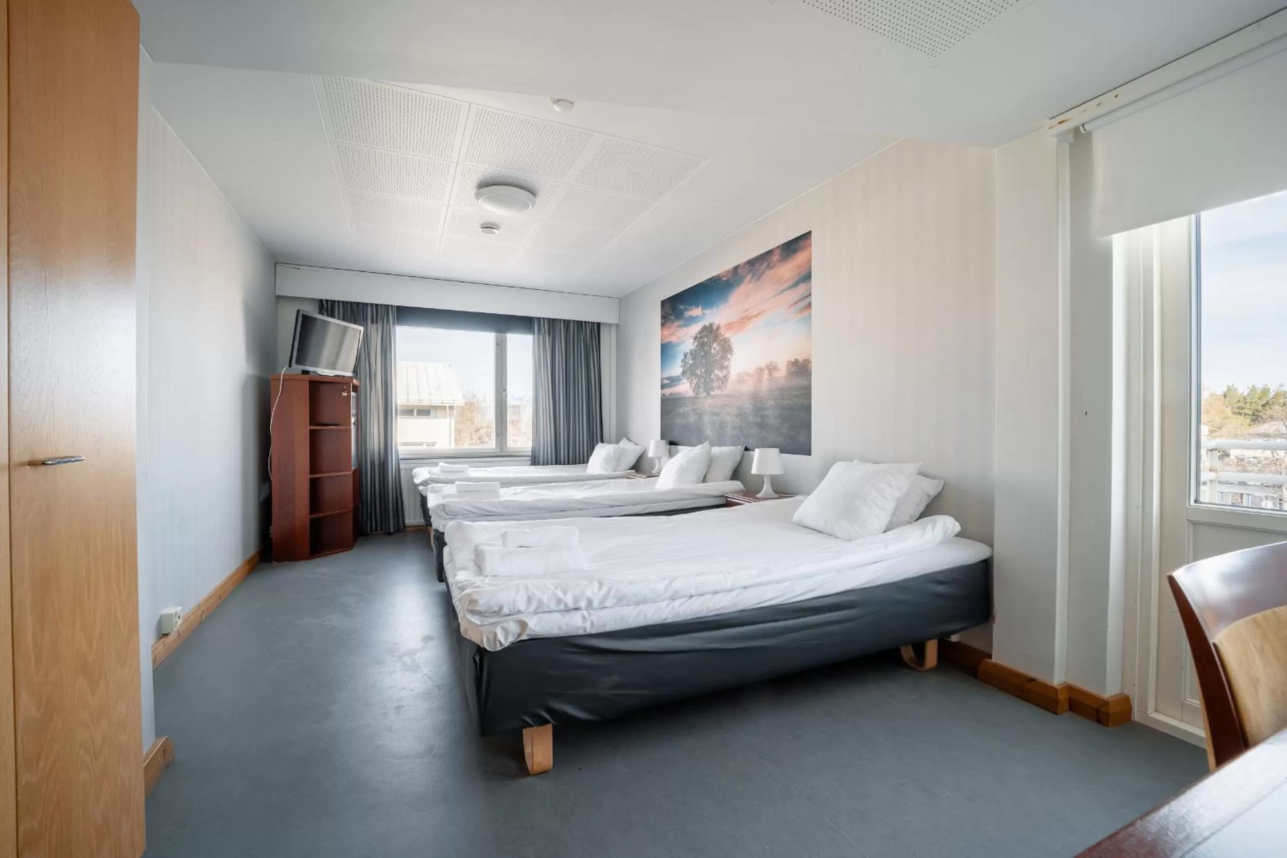 Bed in Hotelli Uninen Kotka