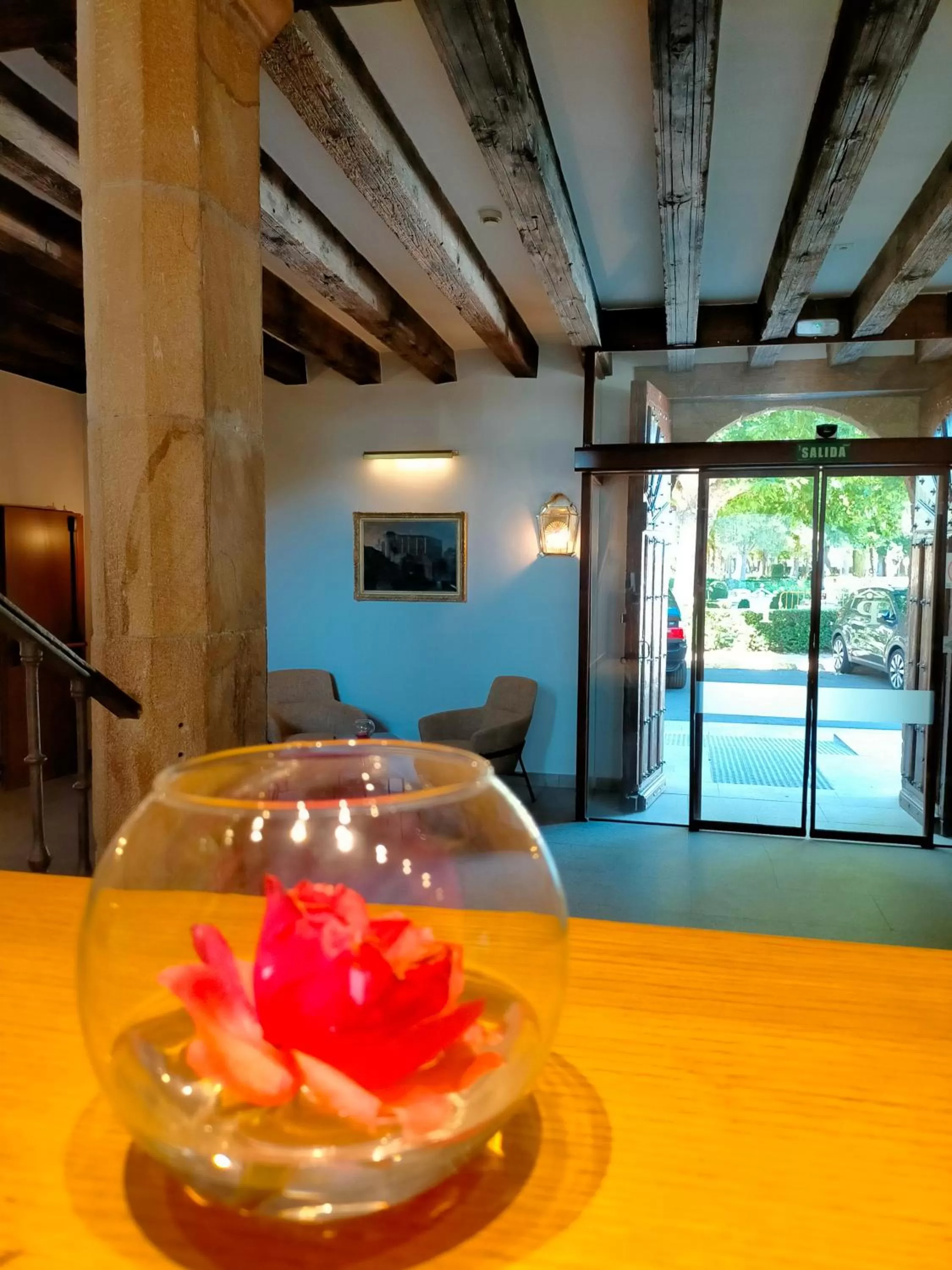 Lobby or reception in Parador de Benavente