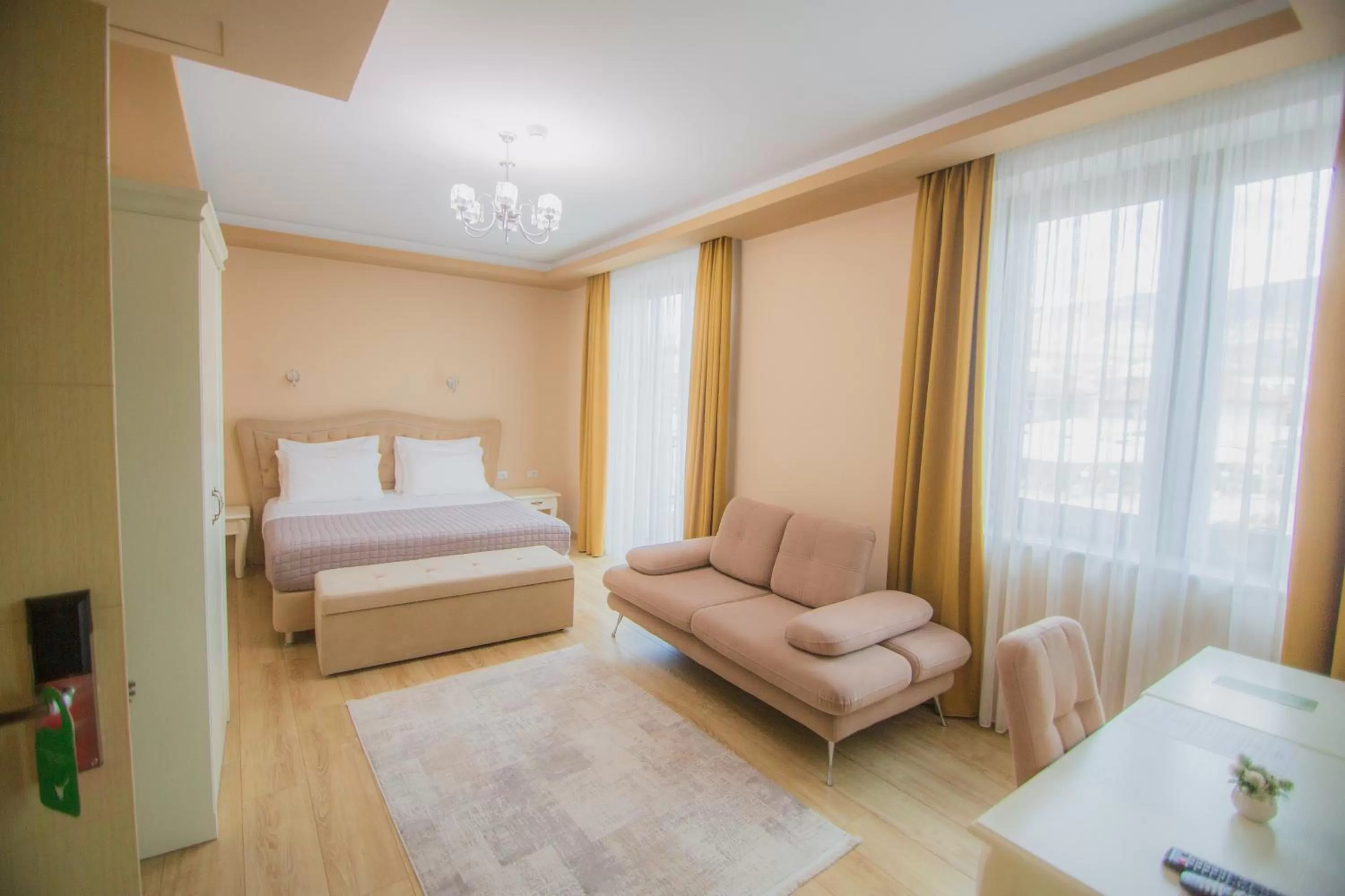 Bed in Christi's Hotel Borova